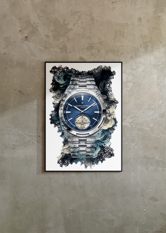 Overseas Tourbillon Ref. 6000V/110A-B544 Watch Art Print Poster