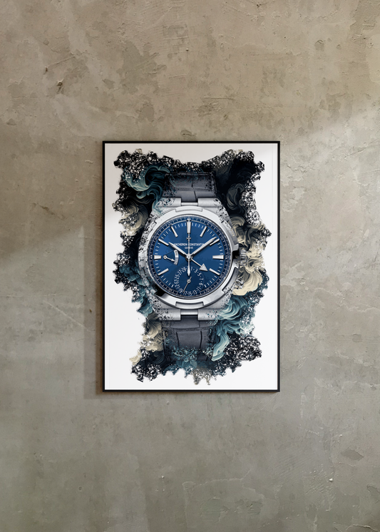 Overseas Dual Time Ref. 7900V/110A-B334 Watch Art Print Poster