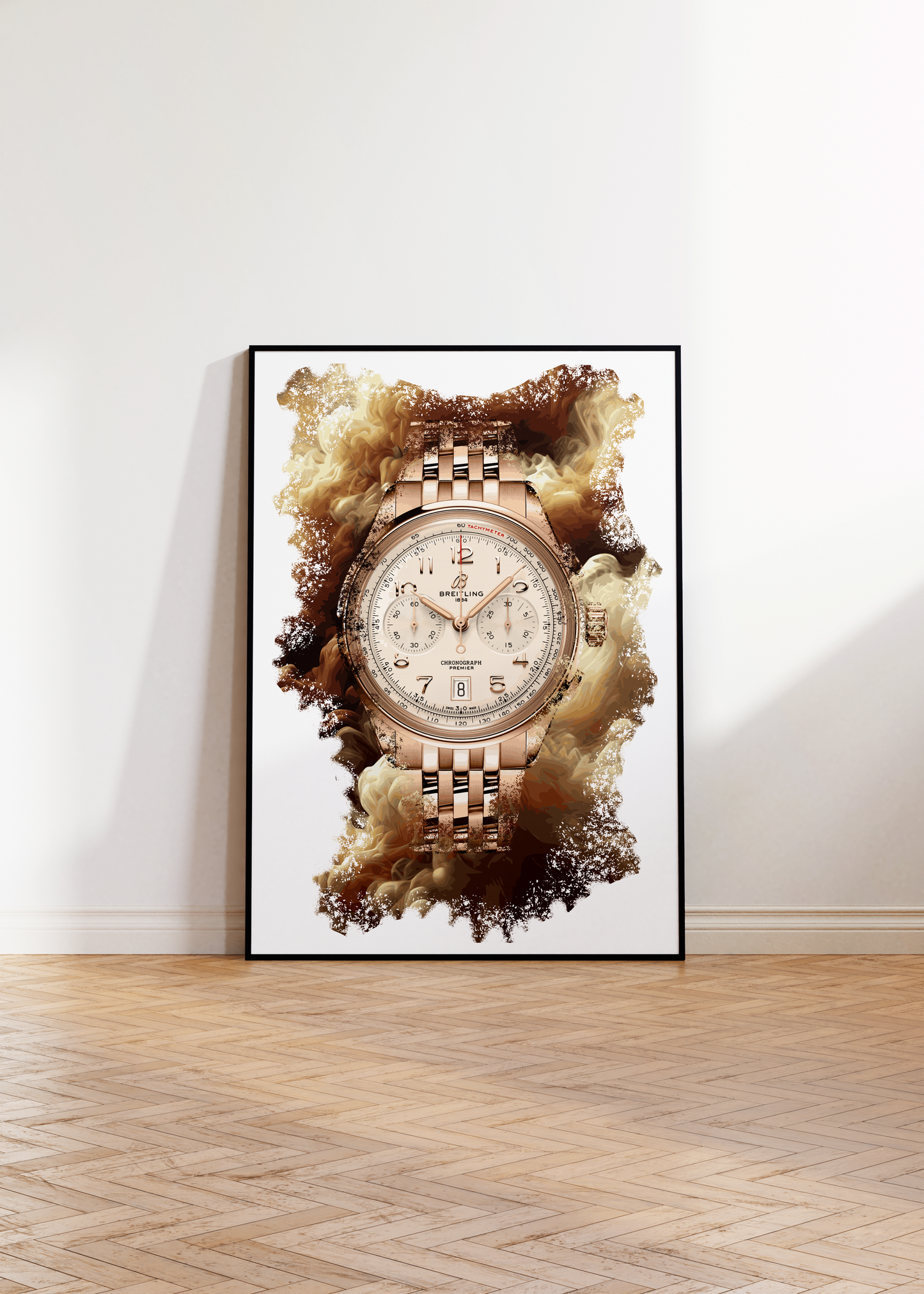 Premier B01 Chronograph Ref. RB0145371G1R1 Watch Art Print Poster