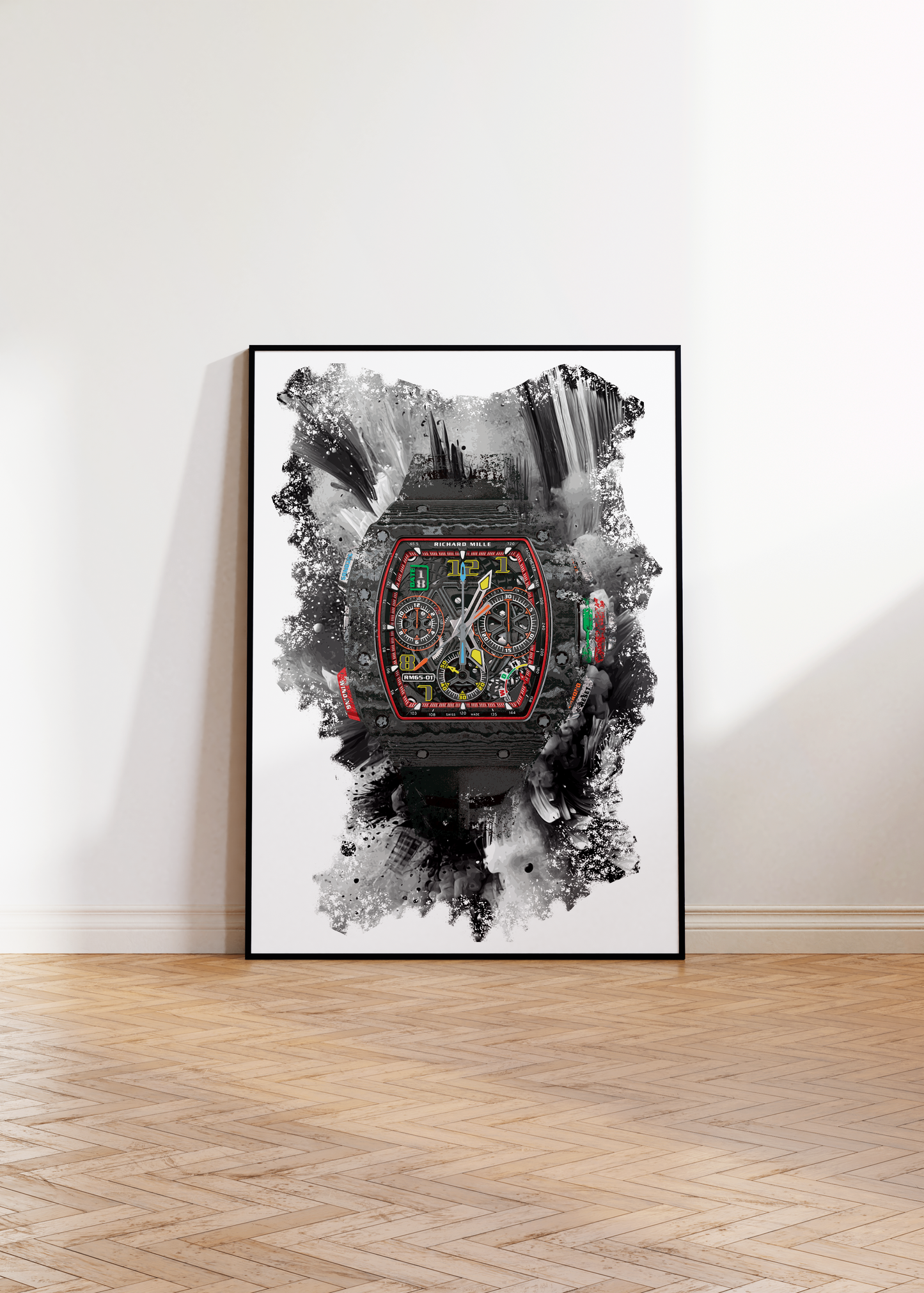 RM 65-01 Carbon TPT Watch Art Print Poster