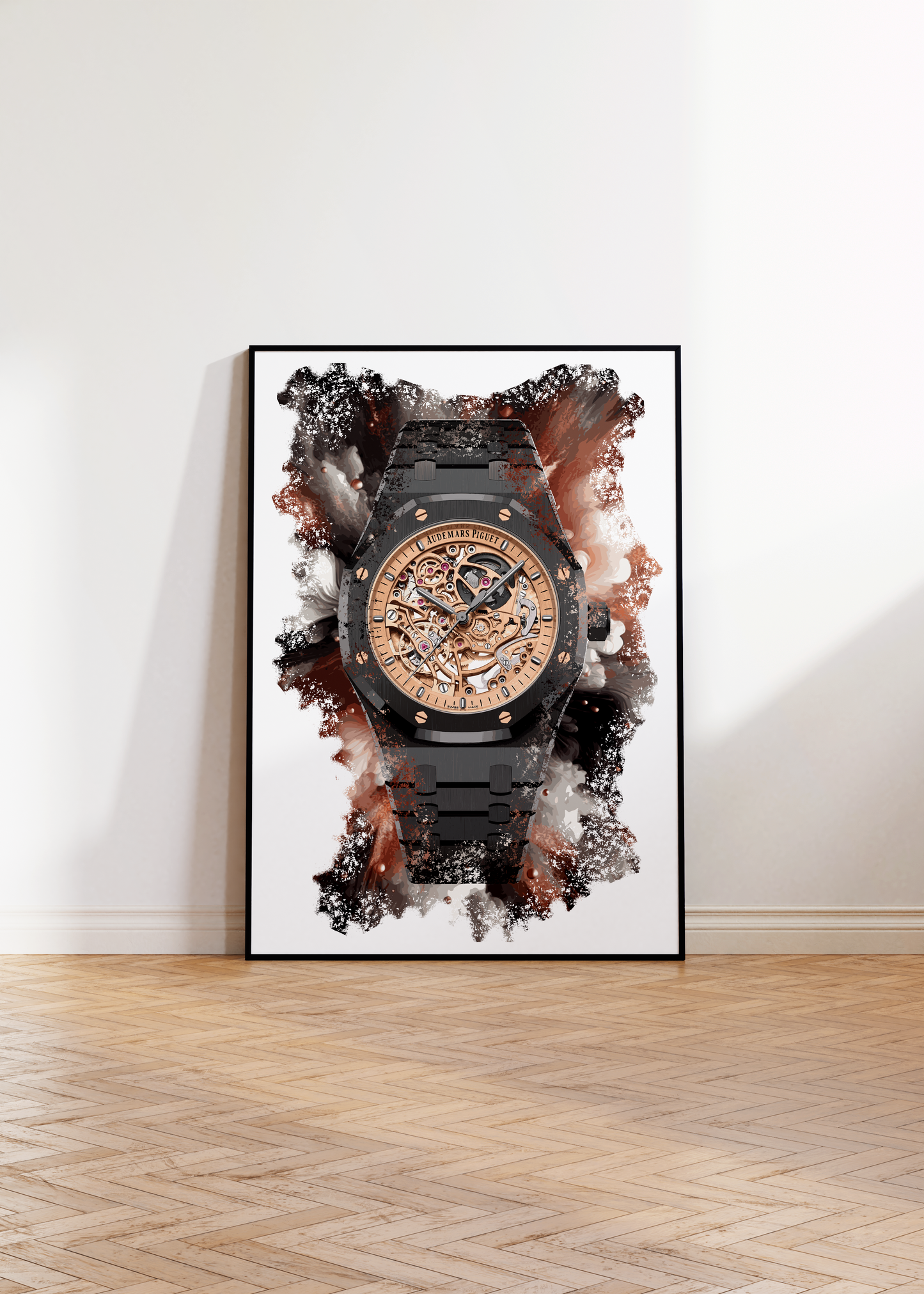 Royal Oak Ref. 15416CE.OO.1225CE.02 Watch Art Print Poster