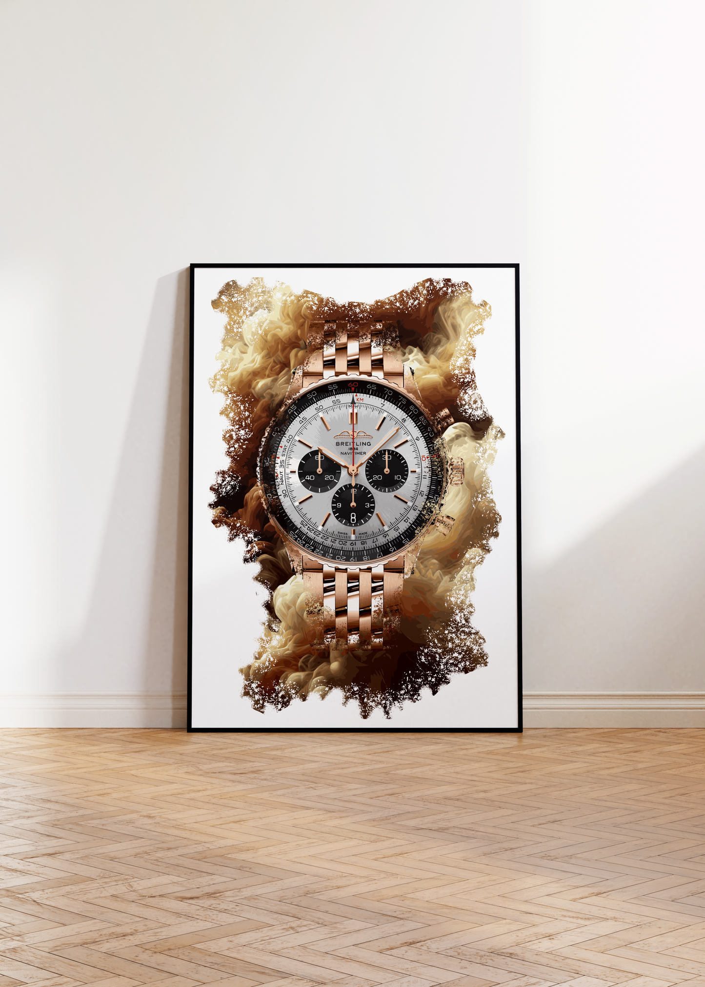 Navitimer B01 Chronograph Ref. RB0137241G1R1 Watch Art Print Poster
