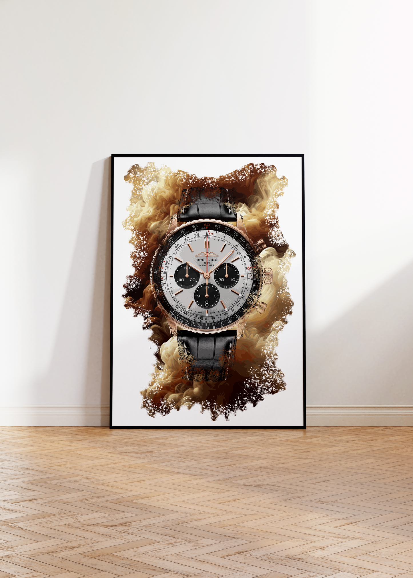 Navitimer B01 Chronograph Ref. RB0137241G1P1 Watch Art Print Poster