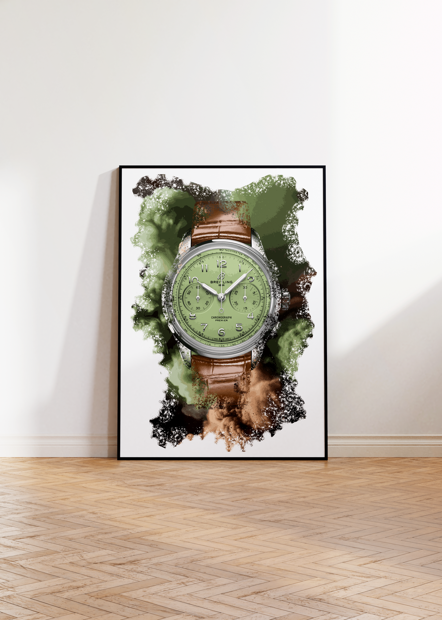 Premier B09 Chronograph Ref. AB0930D31L1P1 Watch Art Print Poster