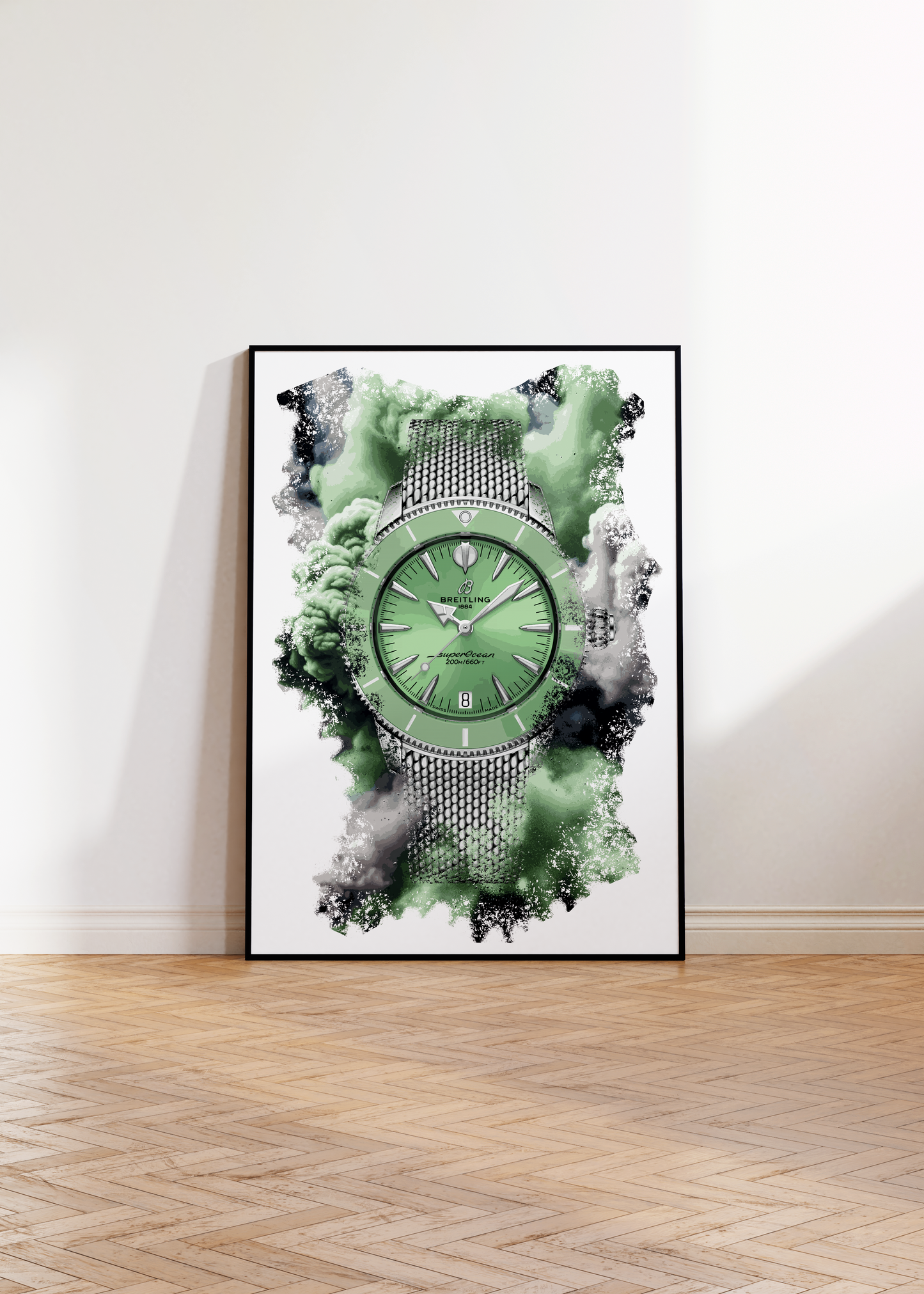 Superocean Heritage Automatic Ref. A10390361L1A1 Watch Art Print Poster