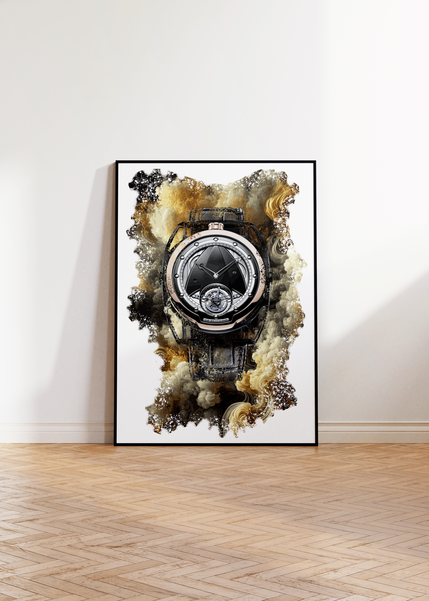 DB28 Tourbillon Rose Gold Ref. DB28TRS8ZN/S Watch Art Print Poster