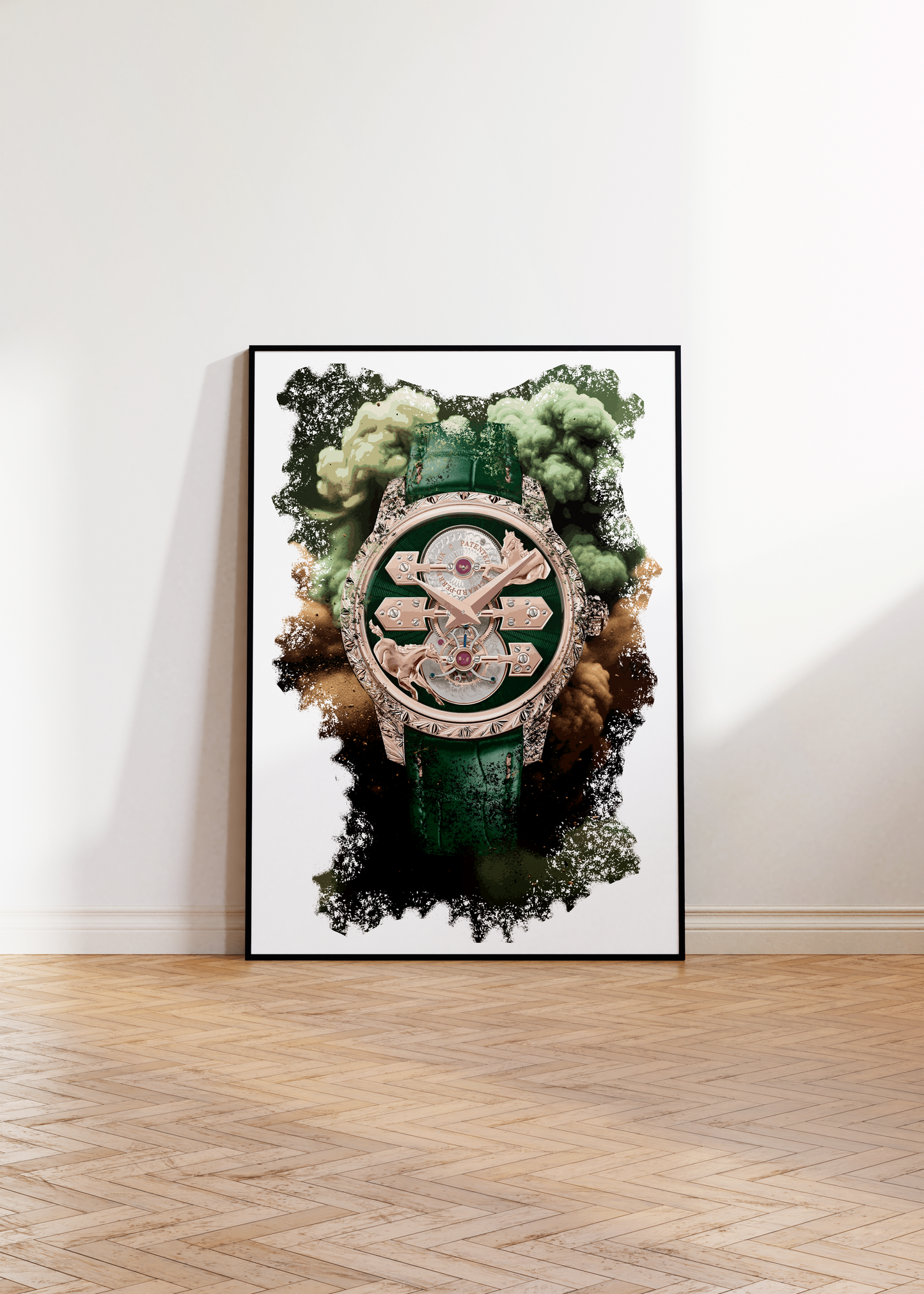 La Esmeralda Tourbillon “A Secret” Eternity Edition Ref. 99274-52-3162-5CC Watch Art Print Poster