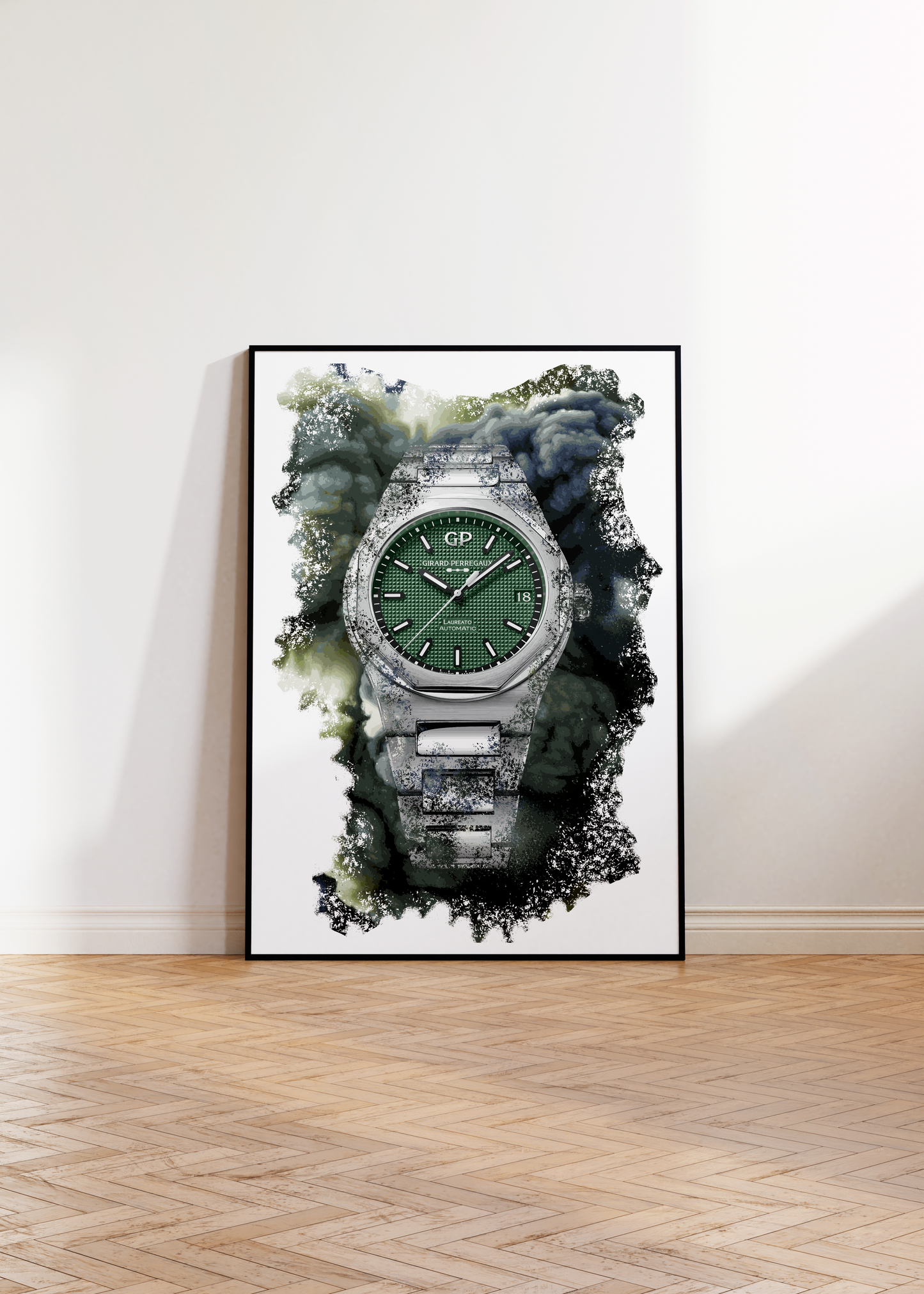Laureato Green Ref. 81010-11-3153-1CM Watch Art Print Poster