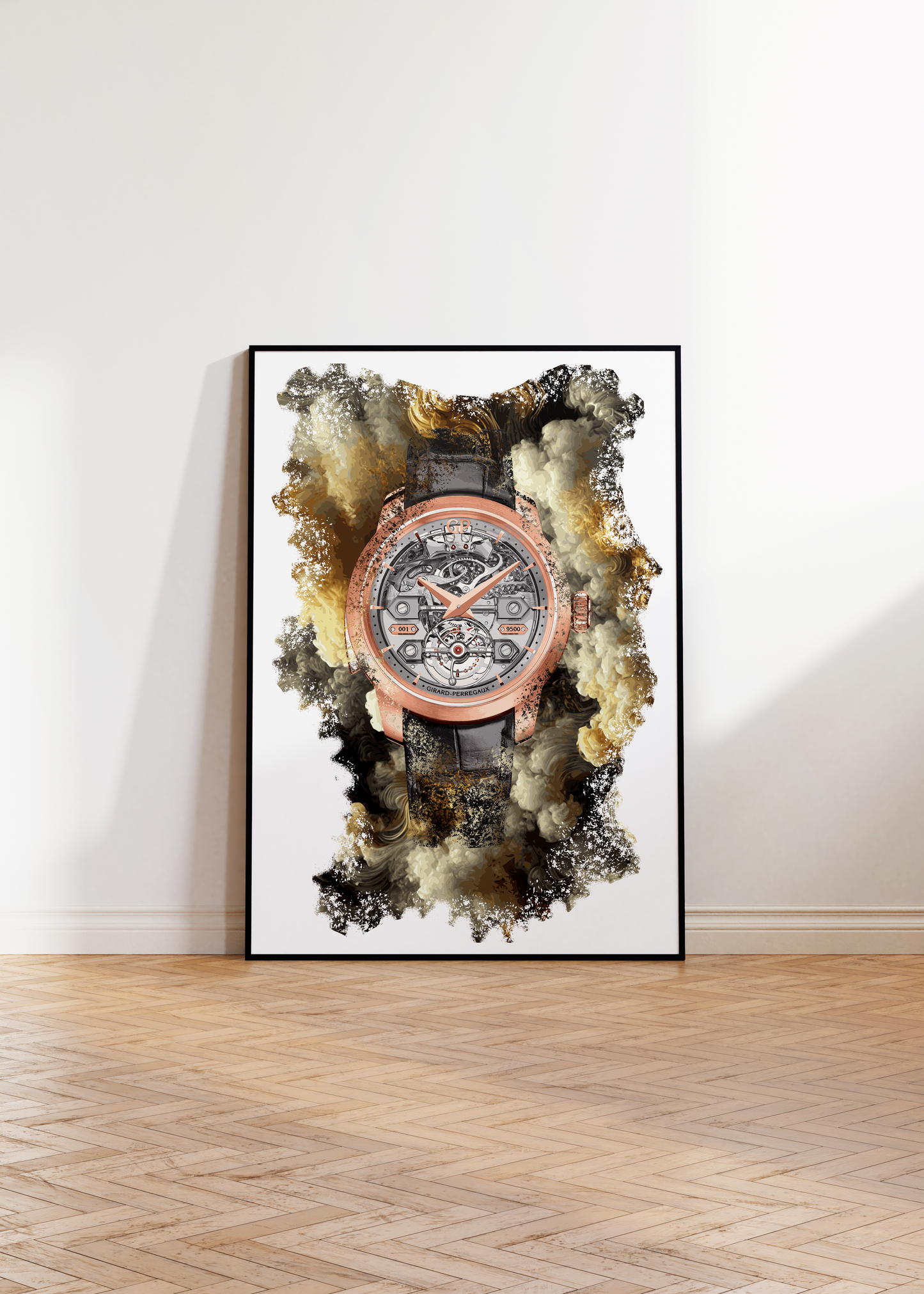 Bridges Minute Repeater Tourbillon With Bridges Ref. 99820-52-001-BA6A Watch Art Print Poster