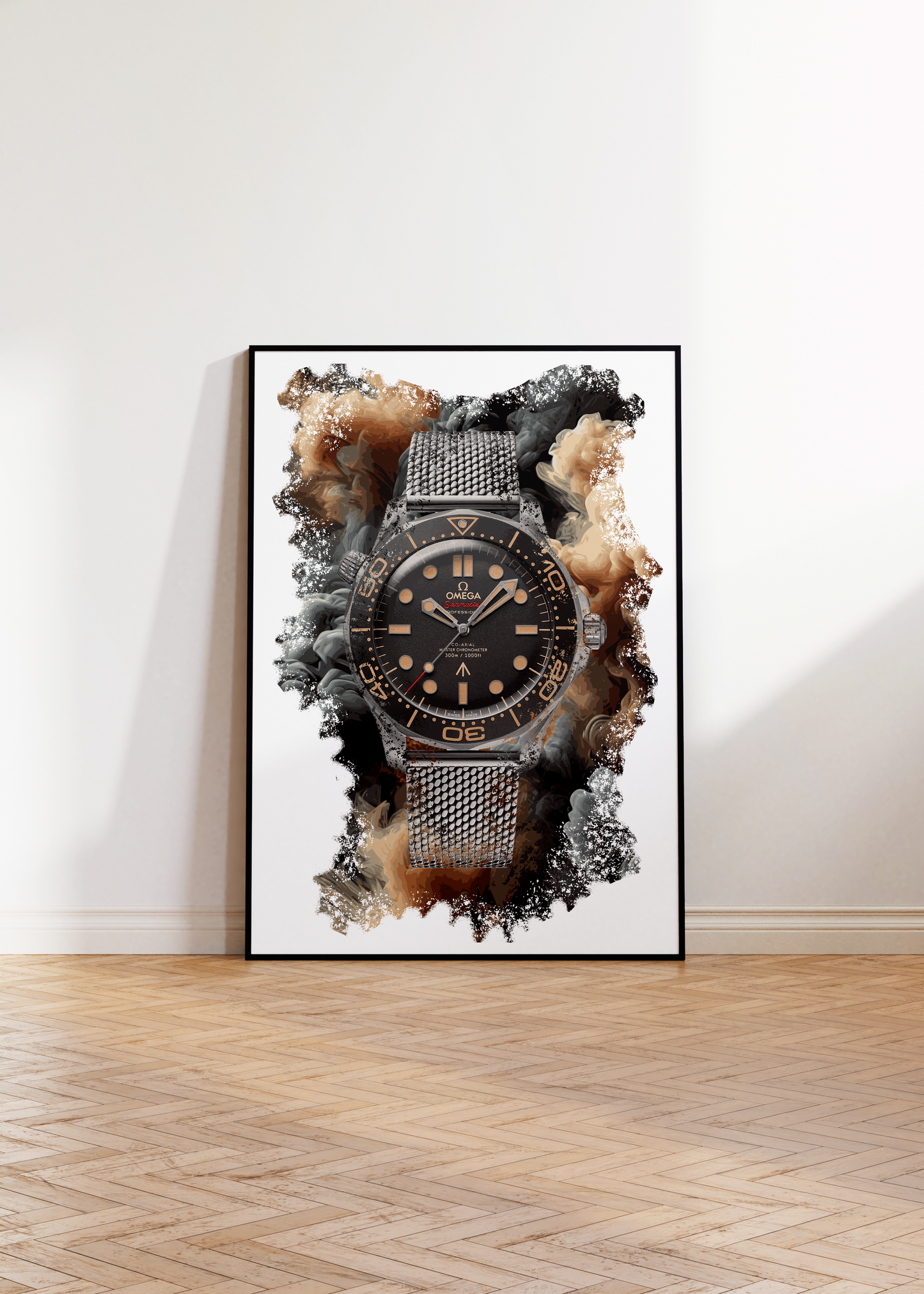 Seamaster Ref. 210.90.42.20.01.001 Watch Art Print Poster
