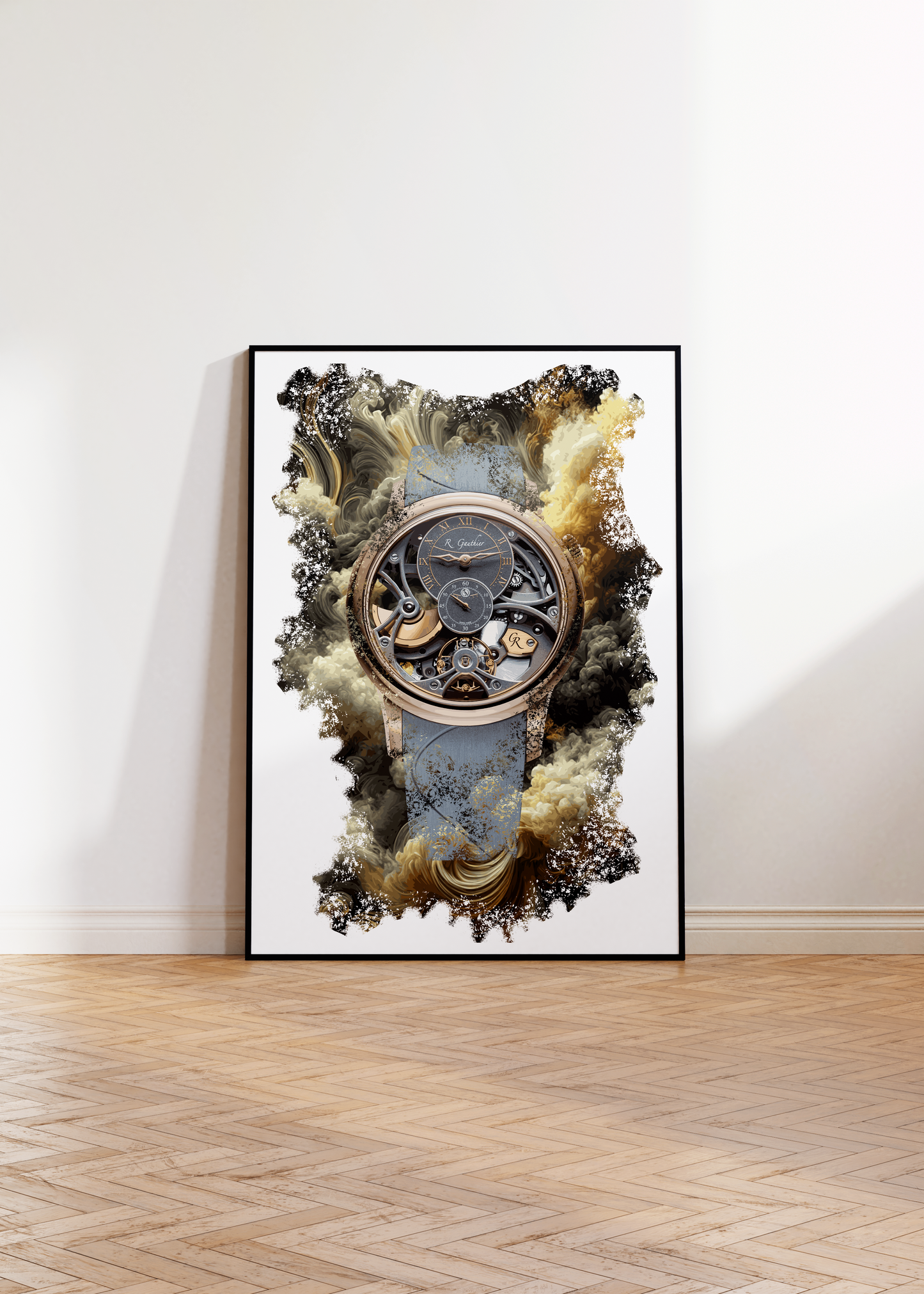 Insight Micro-rotor Squelette Red Gold Ref. MON00331 Watch Art Print Poster