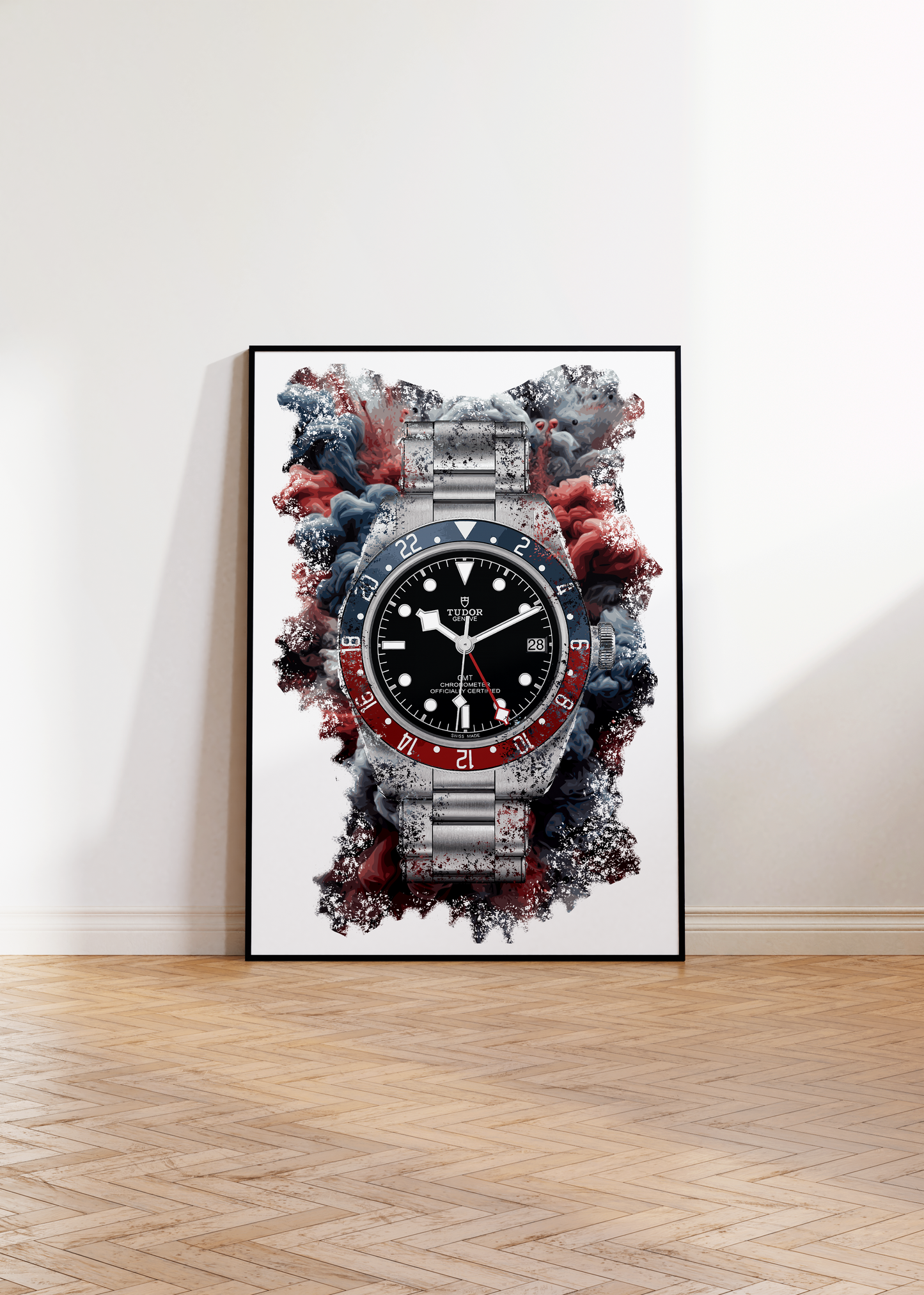 Black Bay GMT Ref. M79830RB-0001 Watch Art Print Poster