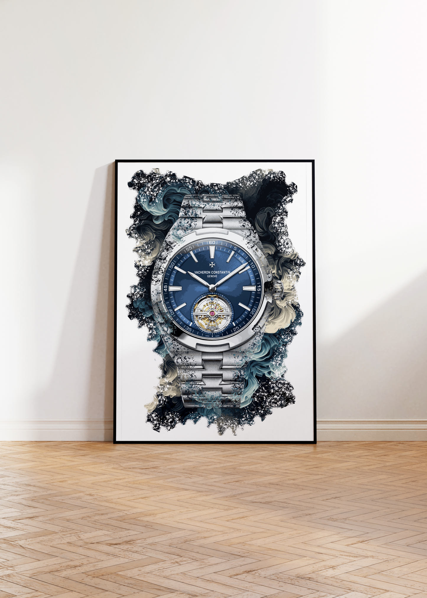 Overseas Tourbillon Ref. 6000V/110A-B544 Watch Art Print Poster