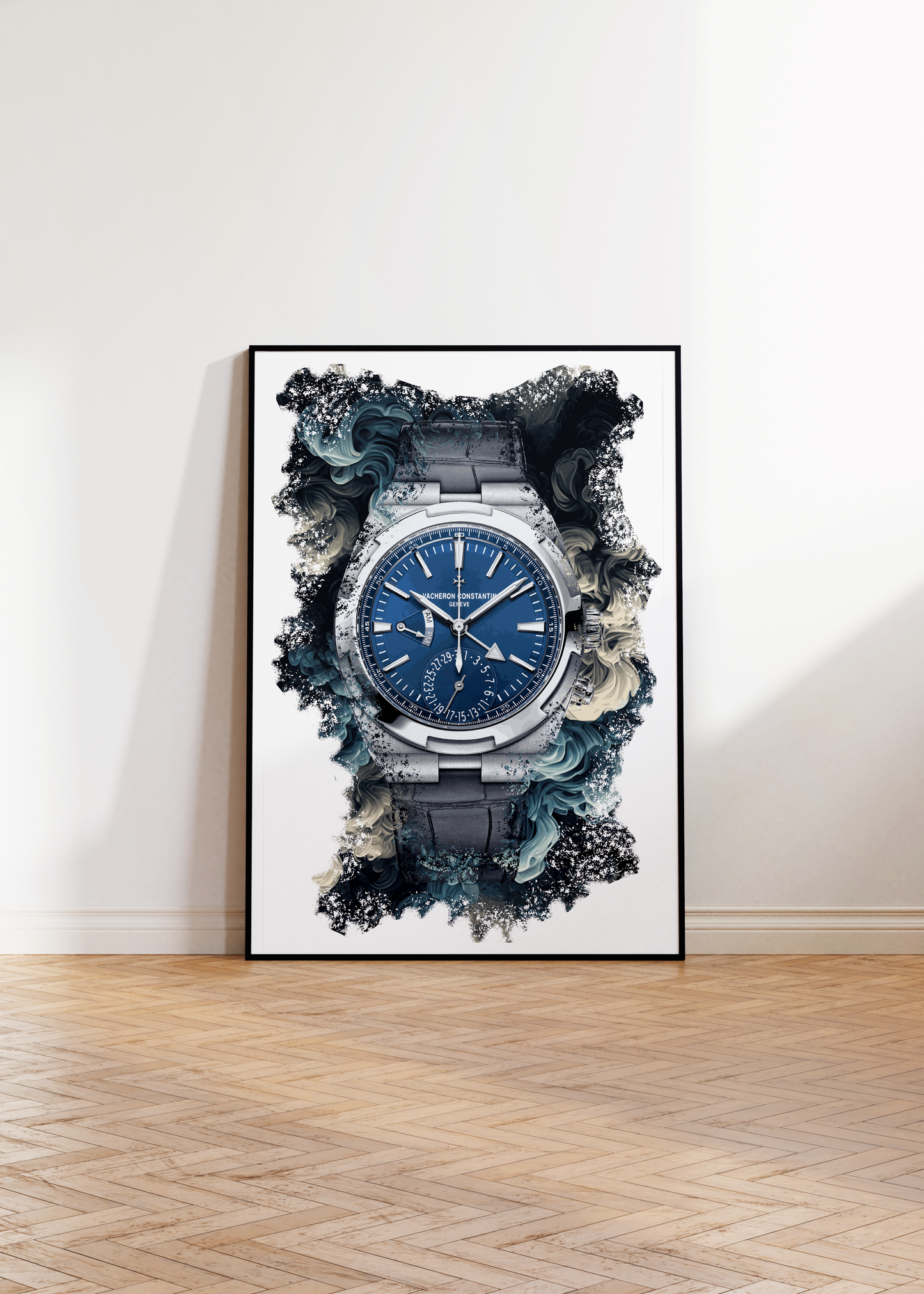 Overseas Dual Time Ref. 7900V/110A-B334 Watch Art Print Poster
