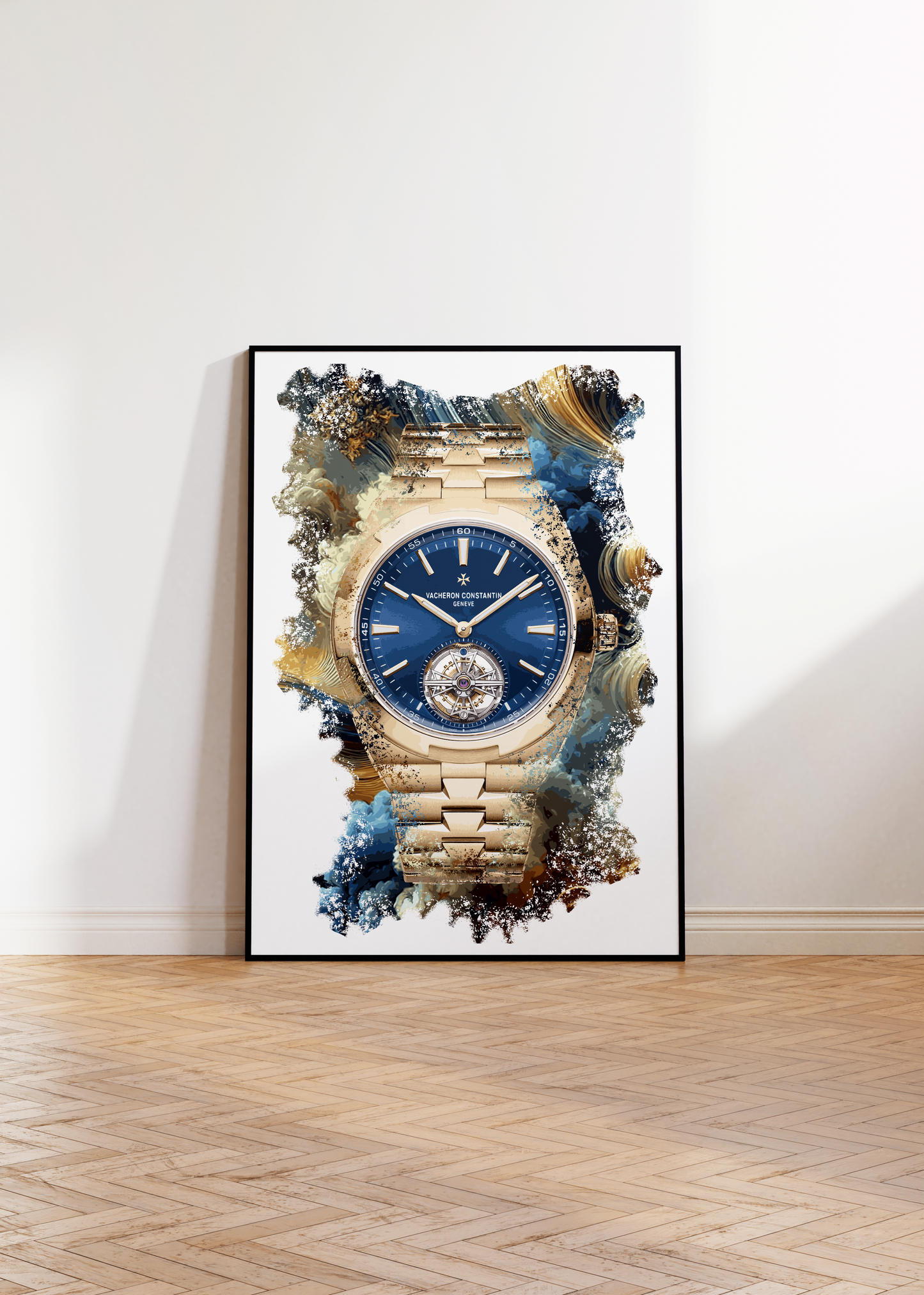 Overseas Tourbillon Ref.  6000V/110R-B733 Watch Art Print Poster