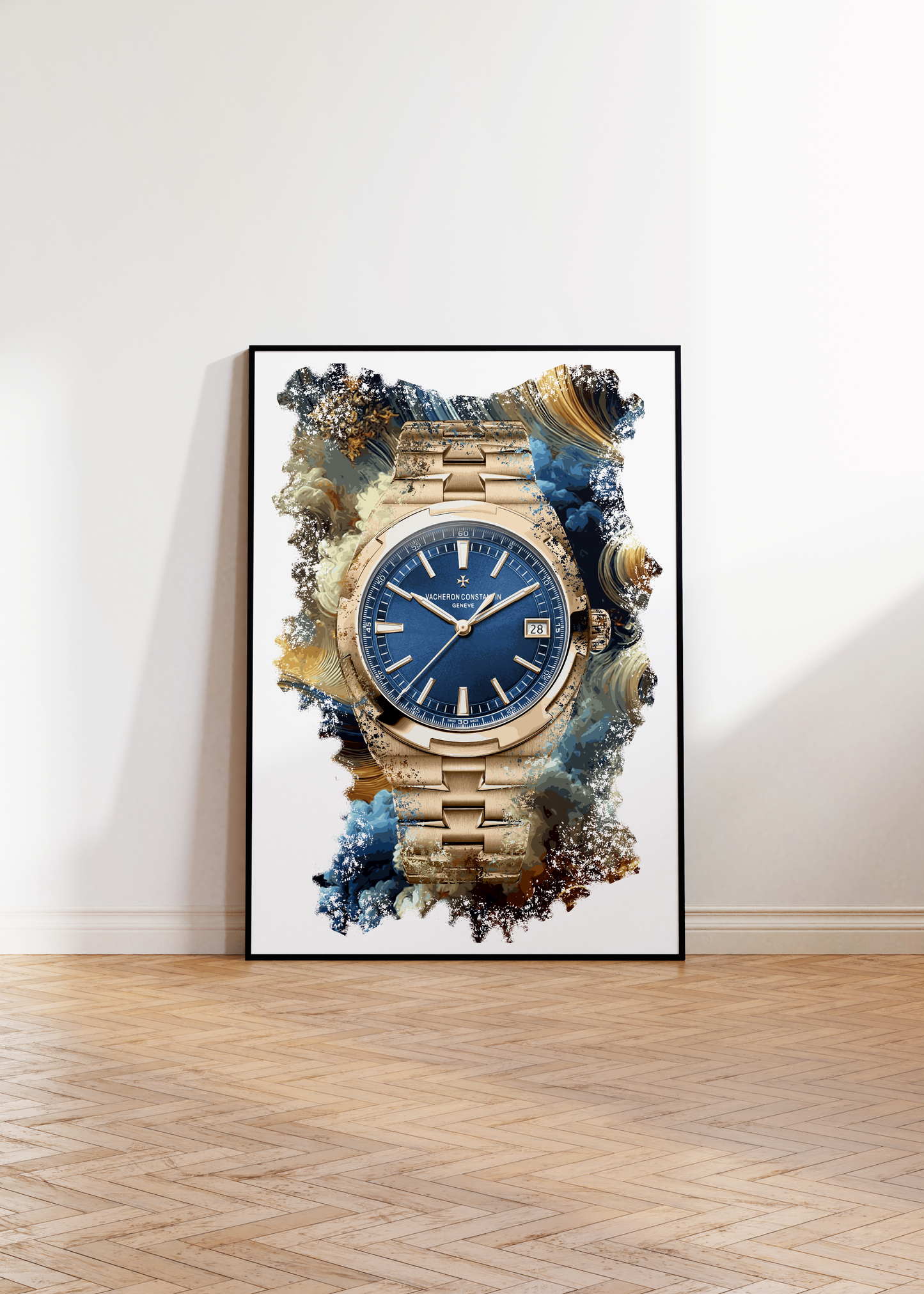 Overseas Self-Winding Ref. 4500V/110R-B705 Watch Art Print Poster