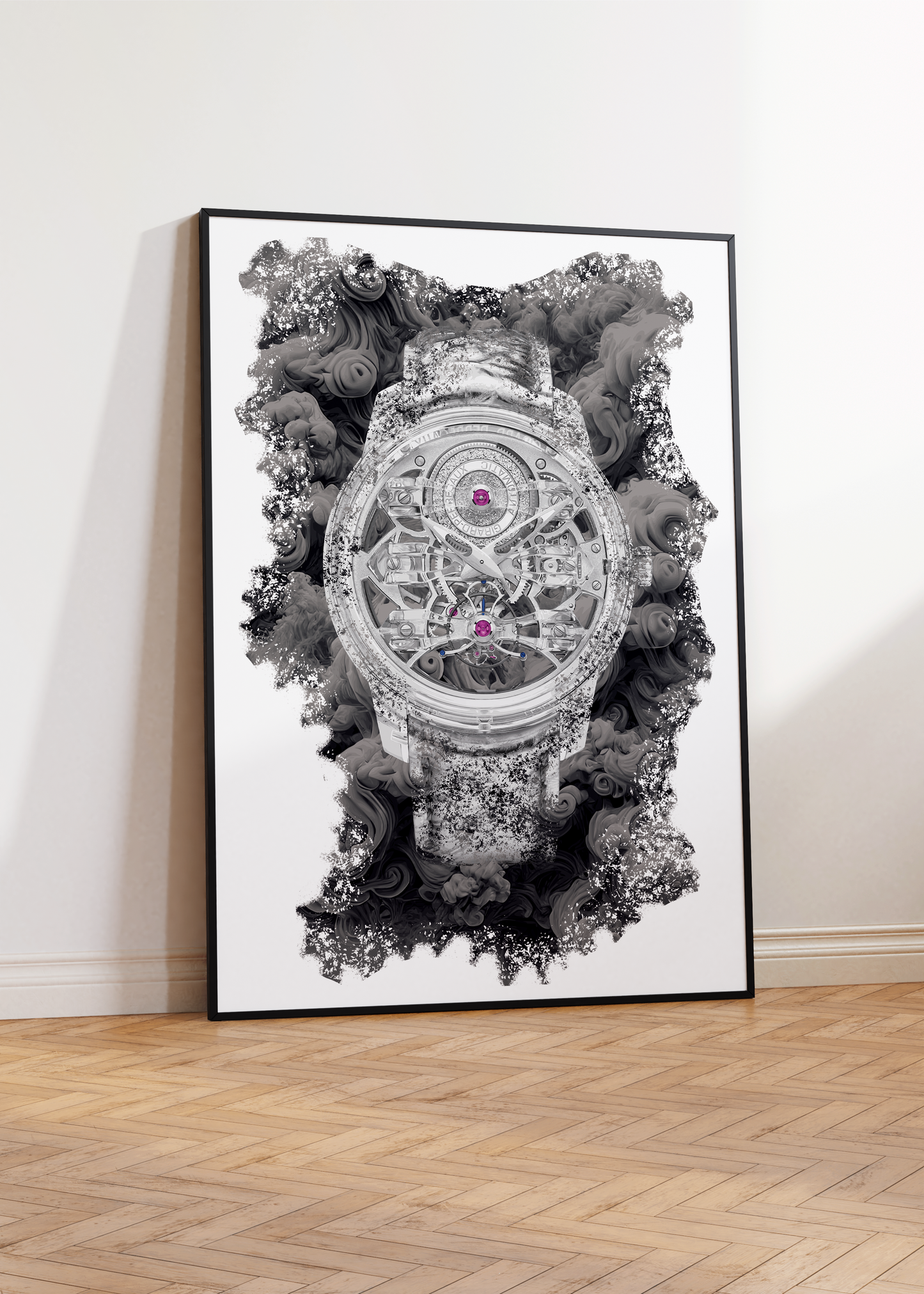 Bridges Quasar Light Ref. 99295-43-001-BA6A Watch Art Print Poster