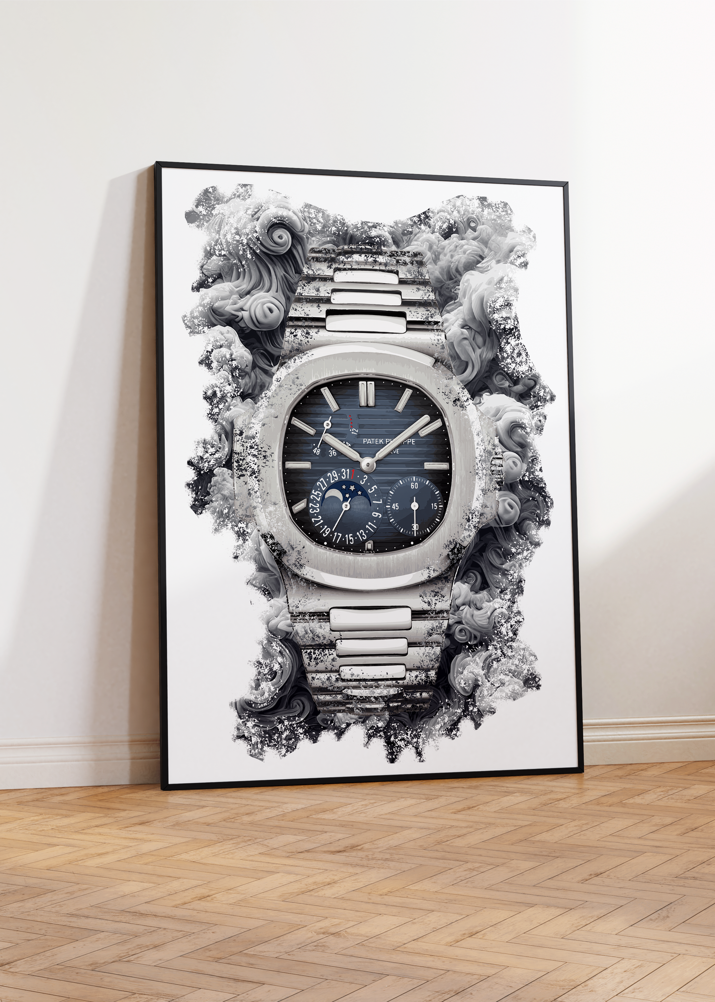 Nautilus Ref. 5712/1A-001 Watch Art Print Poster