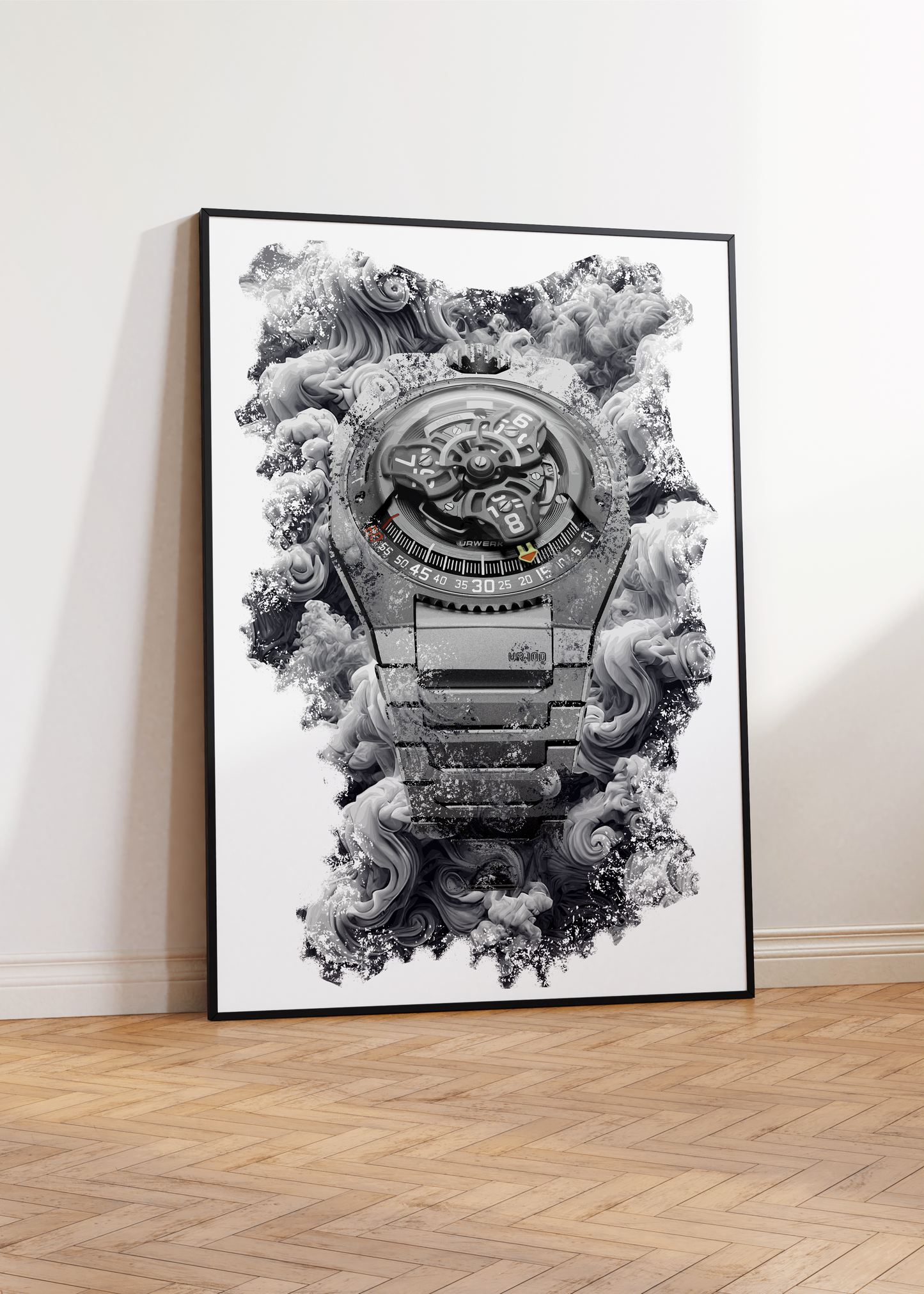 UR-100V Magic T Watch Art Print Poster