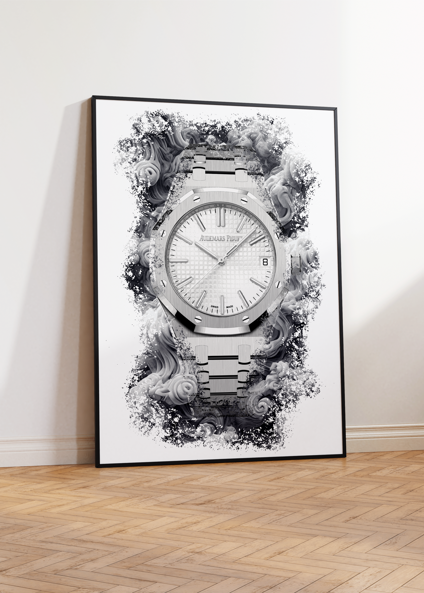 Royal Oak Ref. 15510ST.OO.1320ST.08 Watch Art Print Poster