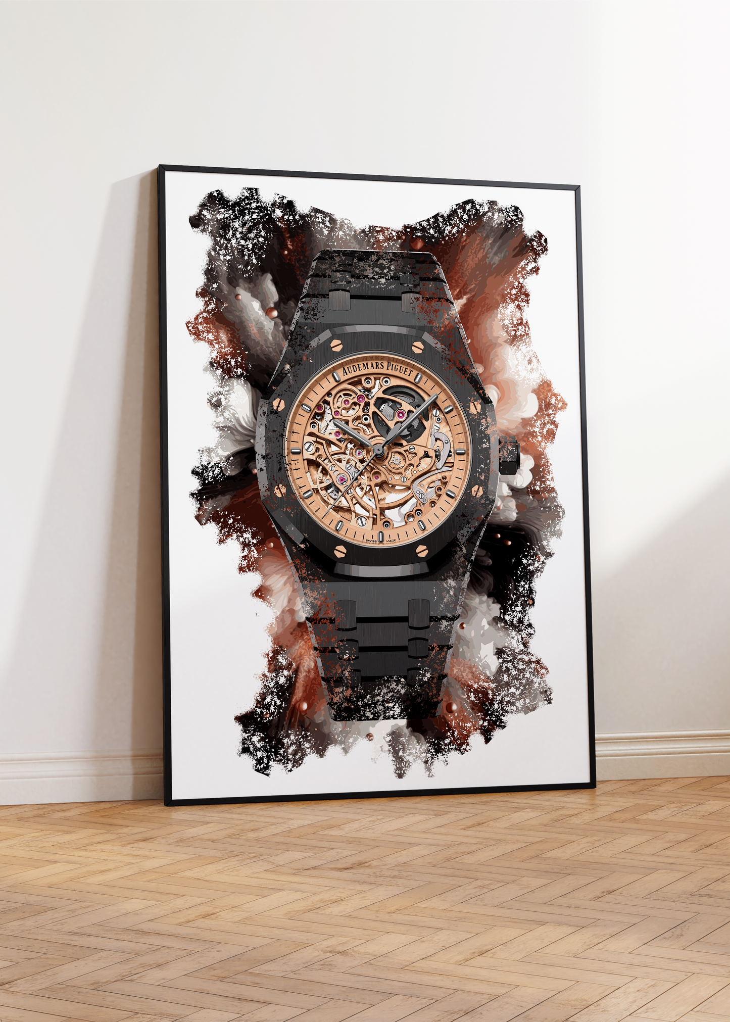 Royal Oak Ref. 15416CE.OO.1225CE.02 Watch Art Print Poster