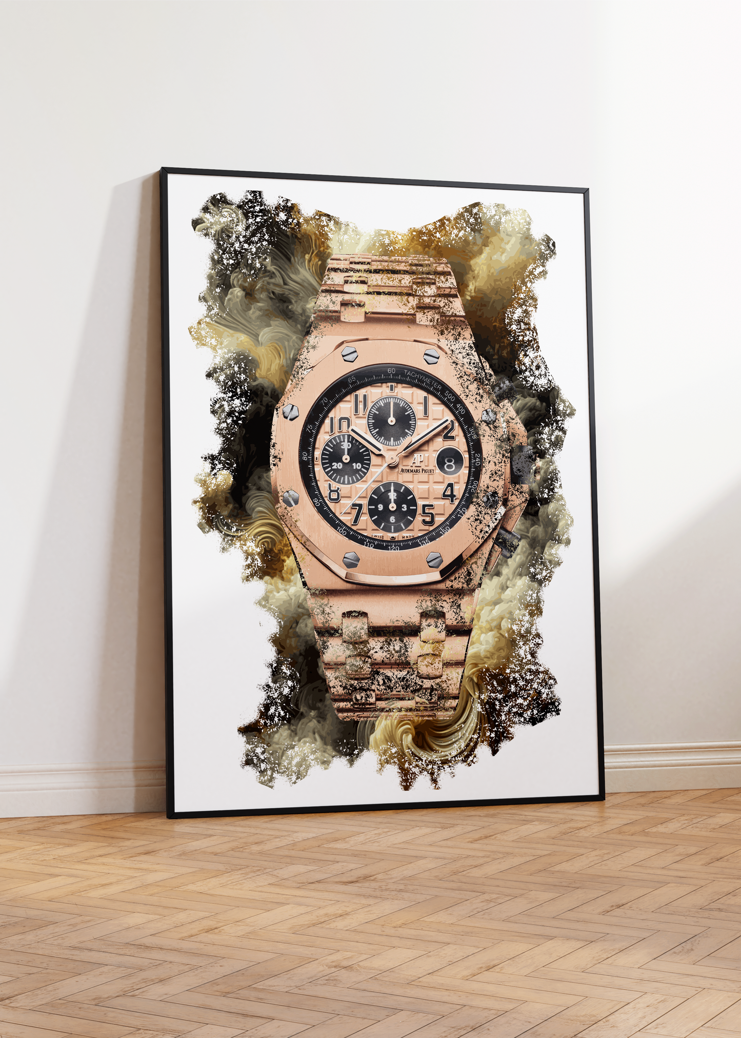 Royal Oak Offshore Chronograph Ref. 26470OR.OO.1000OR.01 Watch Art Print Poster
