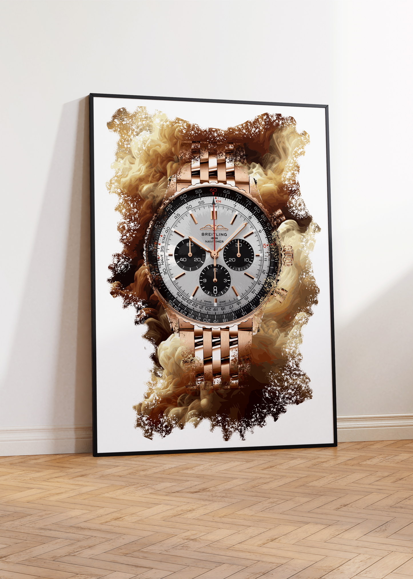Navitimer B01 Chronograph Ref. RB0137241G1R1 Watch Art Print Poster