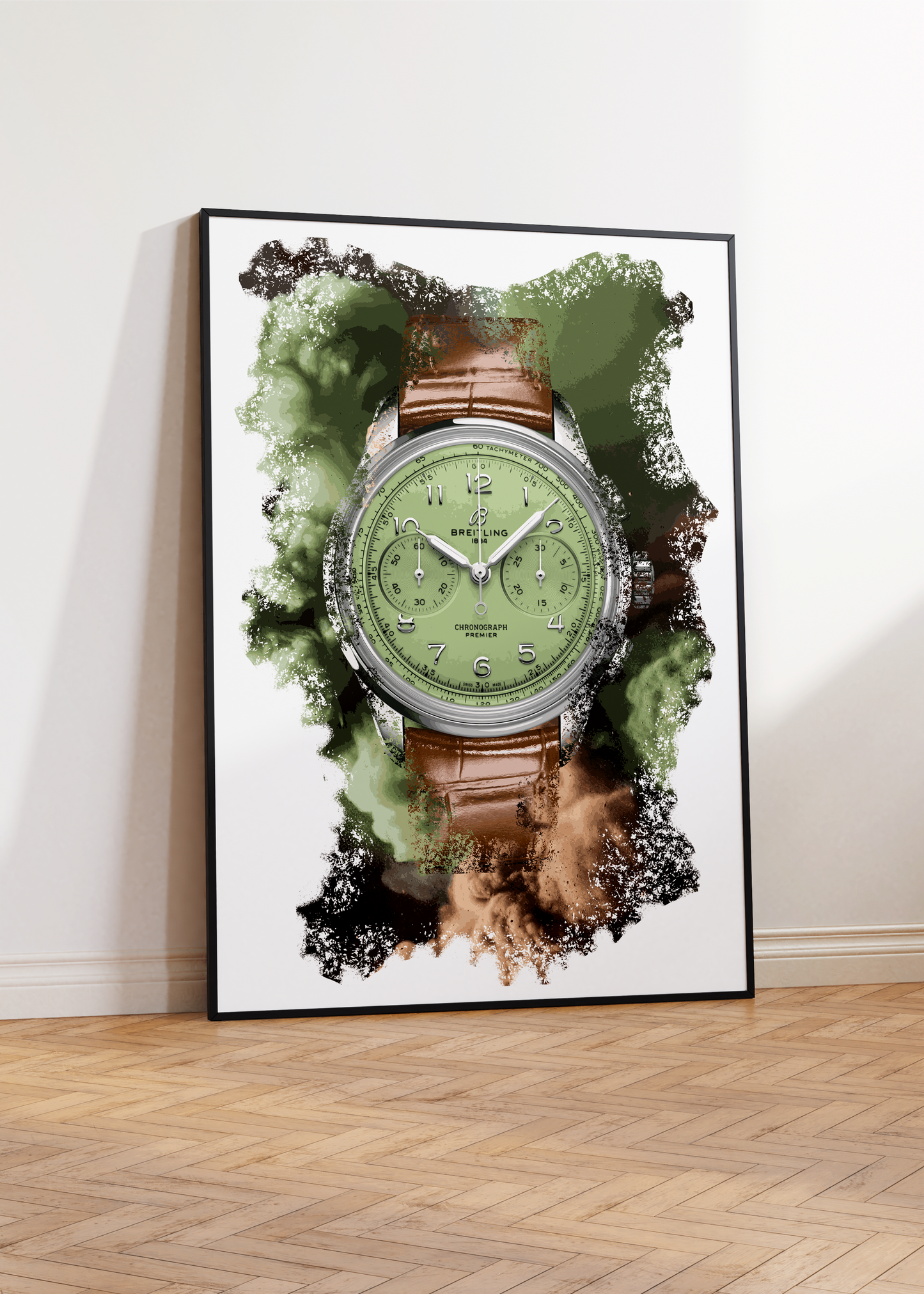 Premier B09 Chronograph Ref. AB0930D31L1P1 Watch Art Print Poster