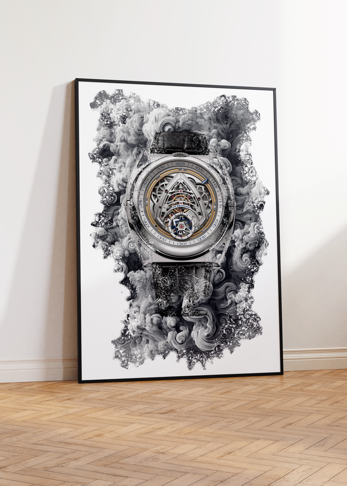 DB Kind of Two Jumping GMT Ref. DBK2V1 Watch Art Print Poster