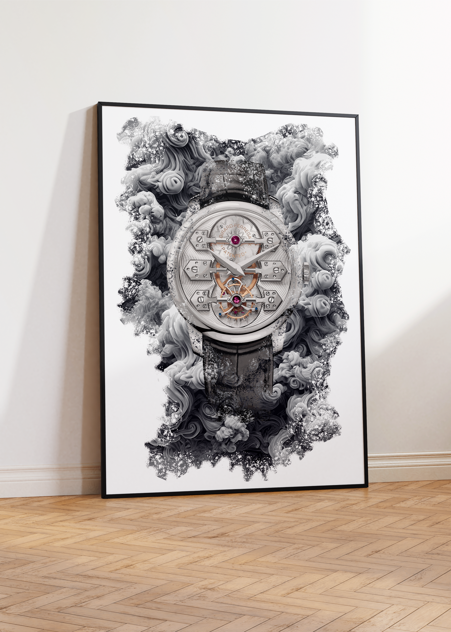 Bridges La Esmeralda Tourbillon Ref. 99275-53-000-BA6E Watch Art Print Poster