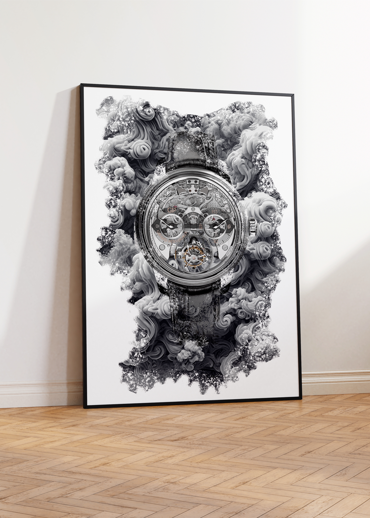 Bridges Minute Repeater Tri-Axial Tourbillon Ref. 99830-21-000-BA6A Watch Art Print Poster