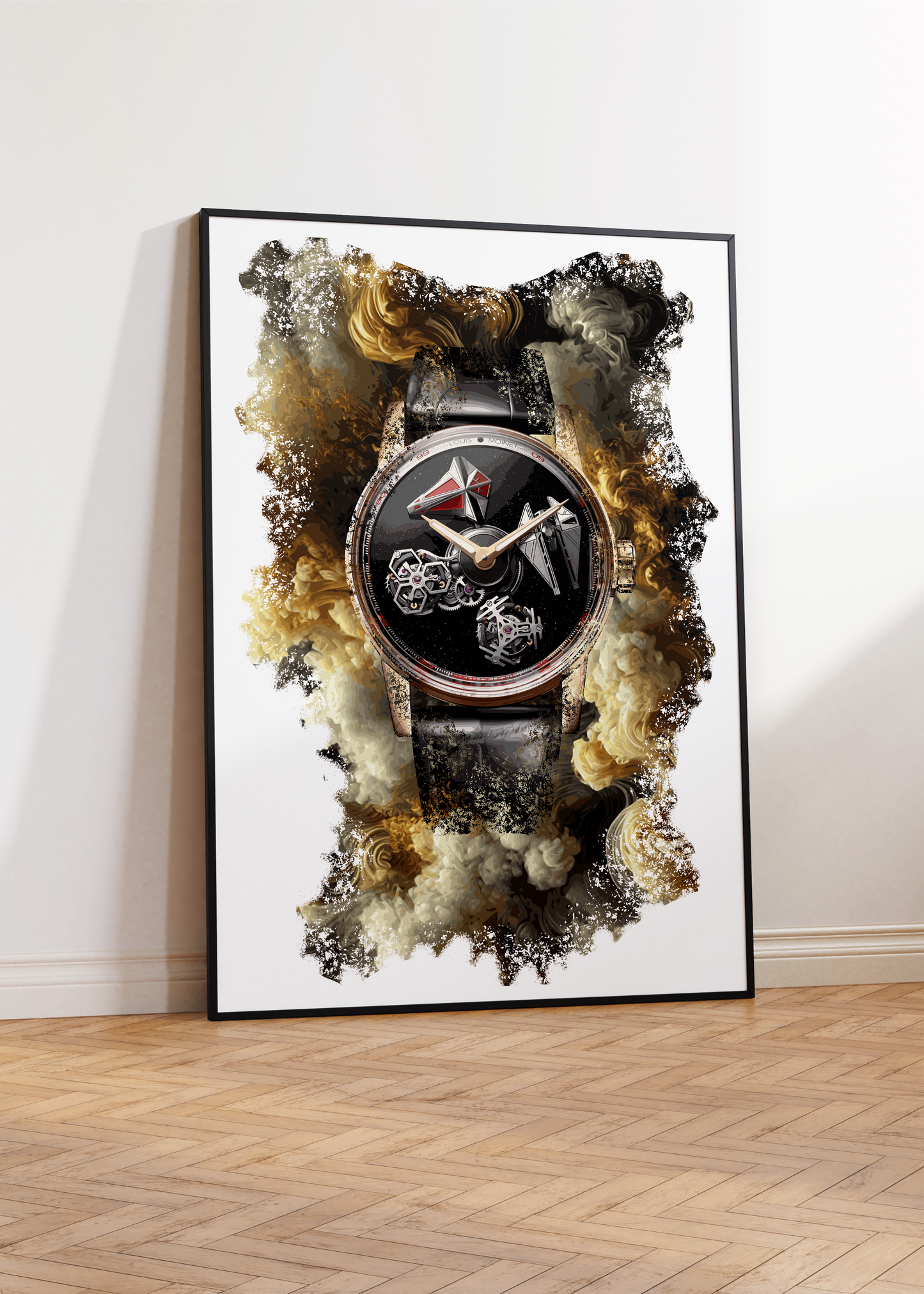 Space Revolution Ref. LM-104.50.51 Watch Art Print Poster