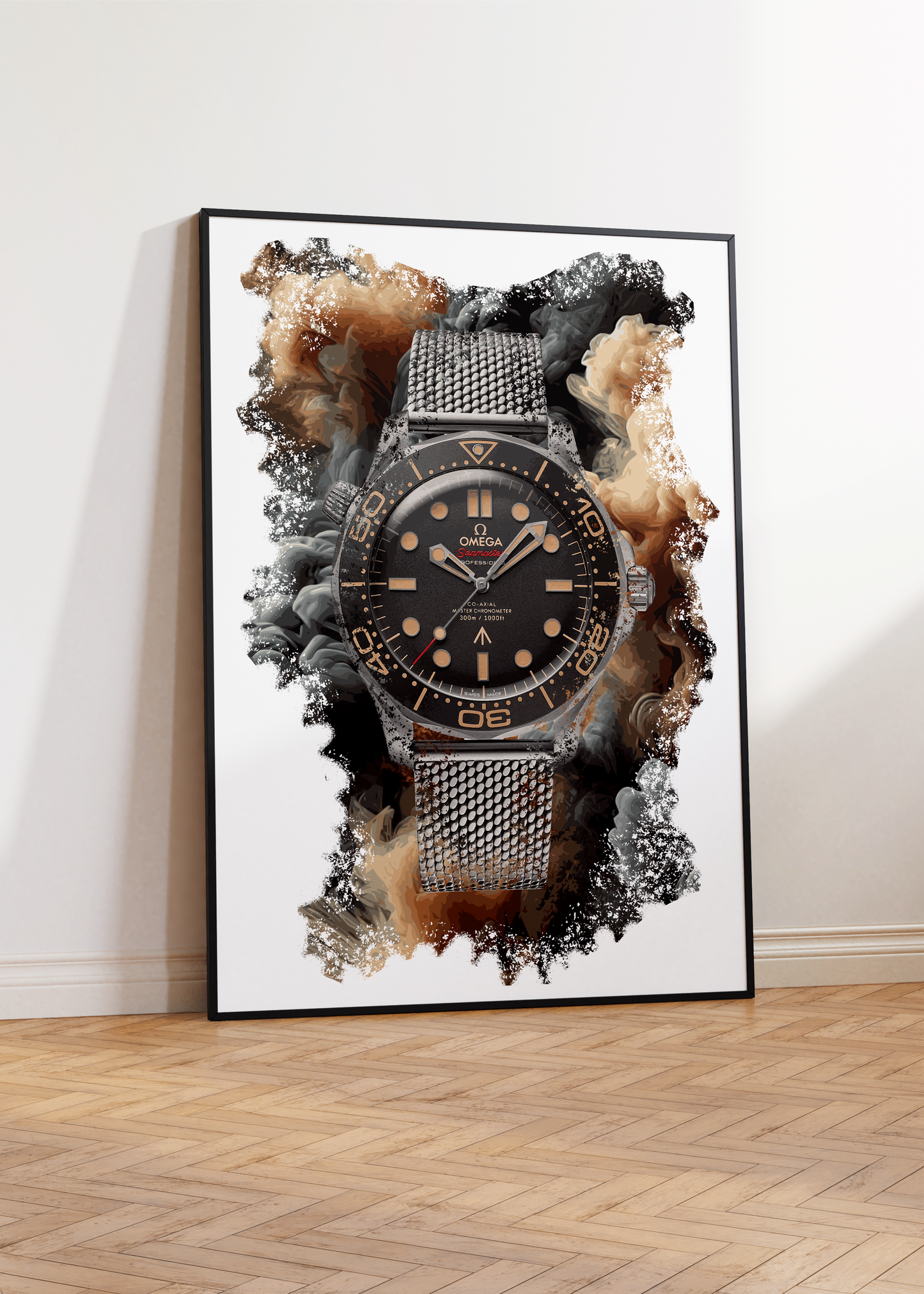 Seamaster Ref. 210.90.42.20.01.001 Watch Art Print Poster