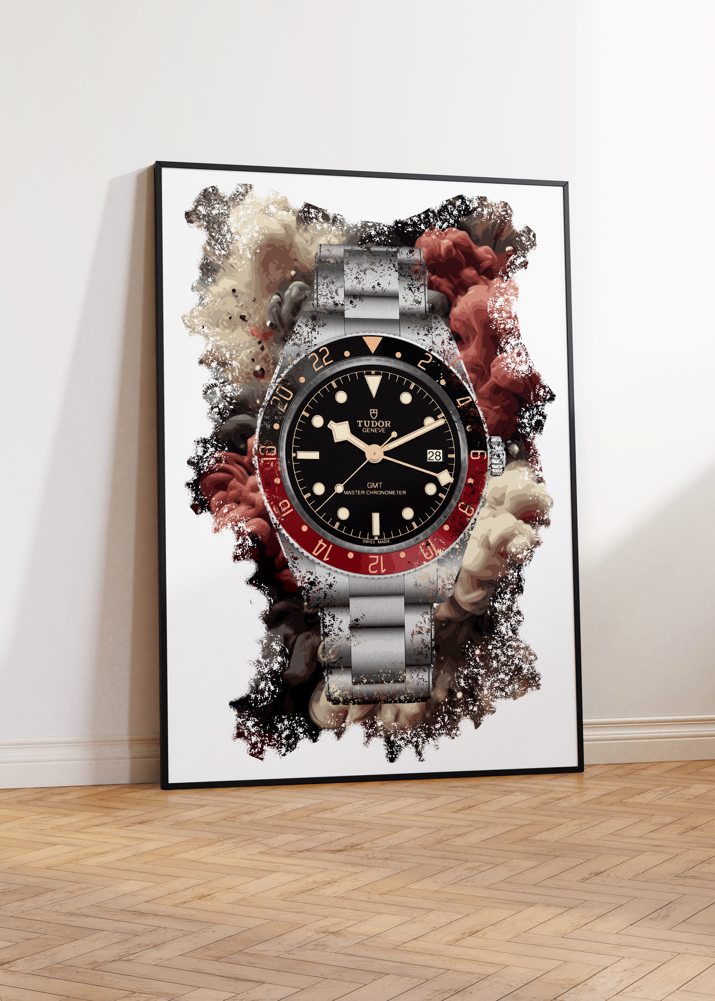 Black Bay 58 GMT Ref. M7939G1A0NRU-0001 Watch Art Print Poster