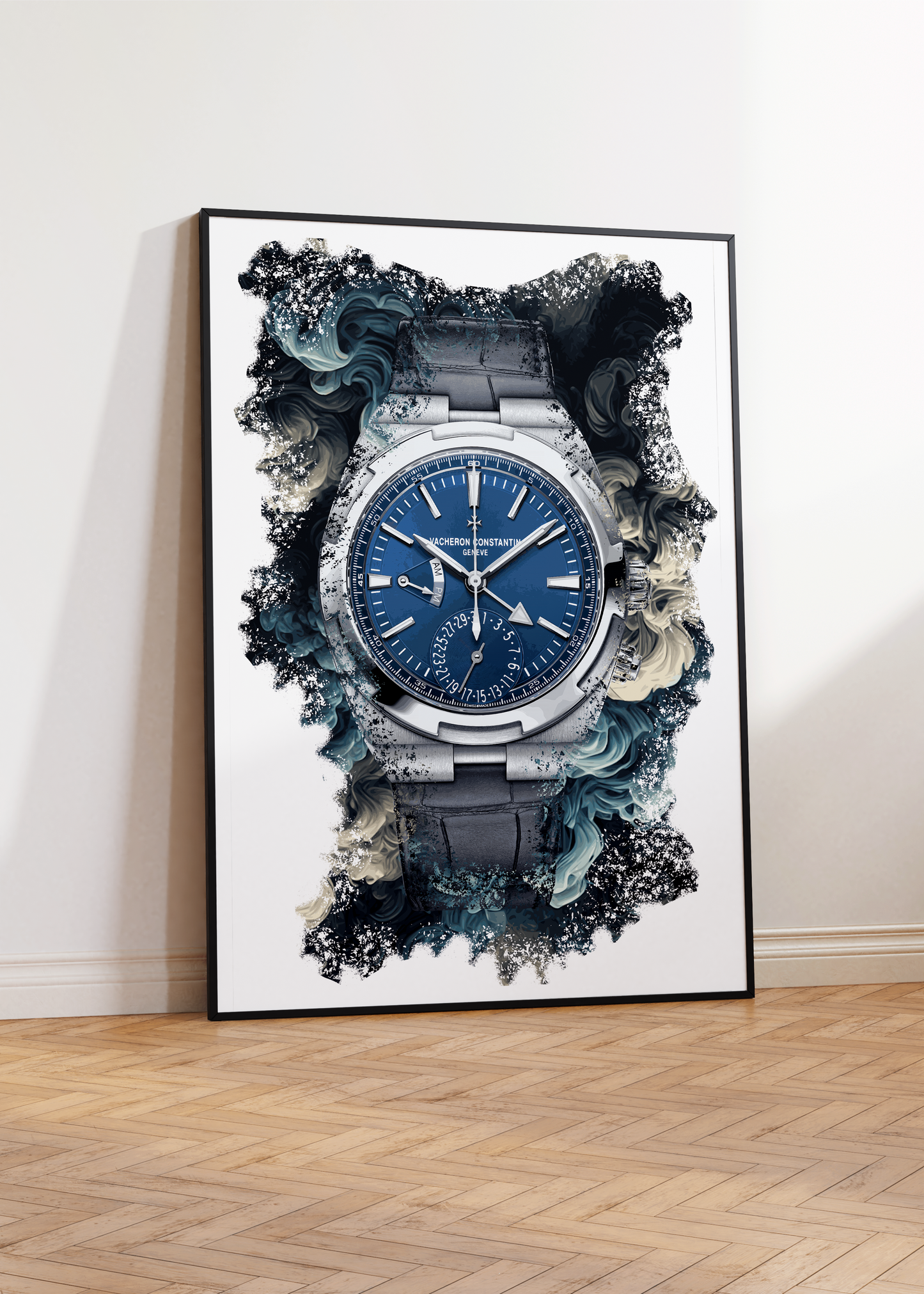Overseas Dual Time Ref. 7900V/110A-B334 Watch Art Print Poster
