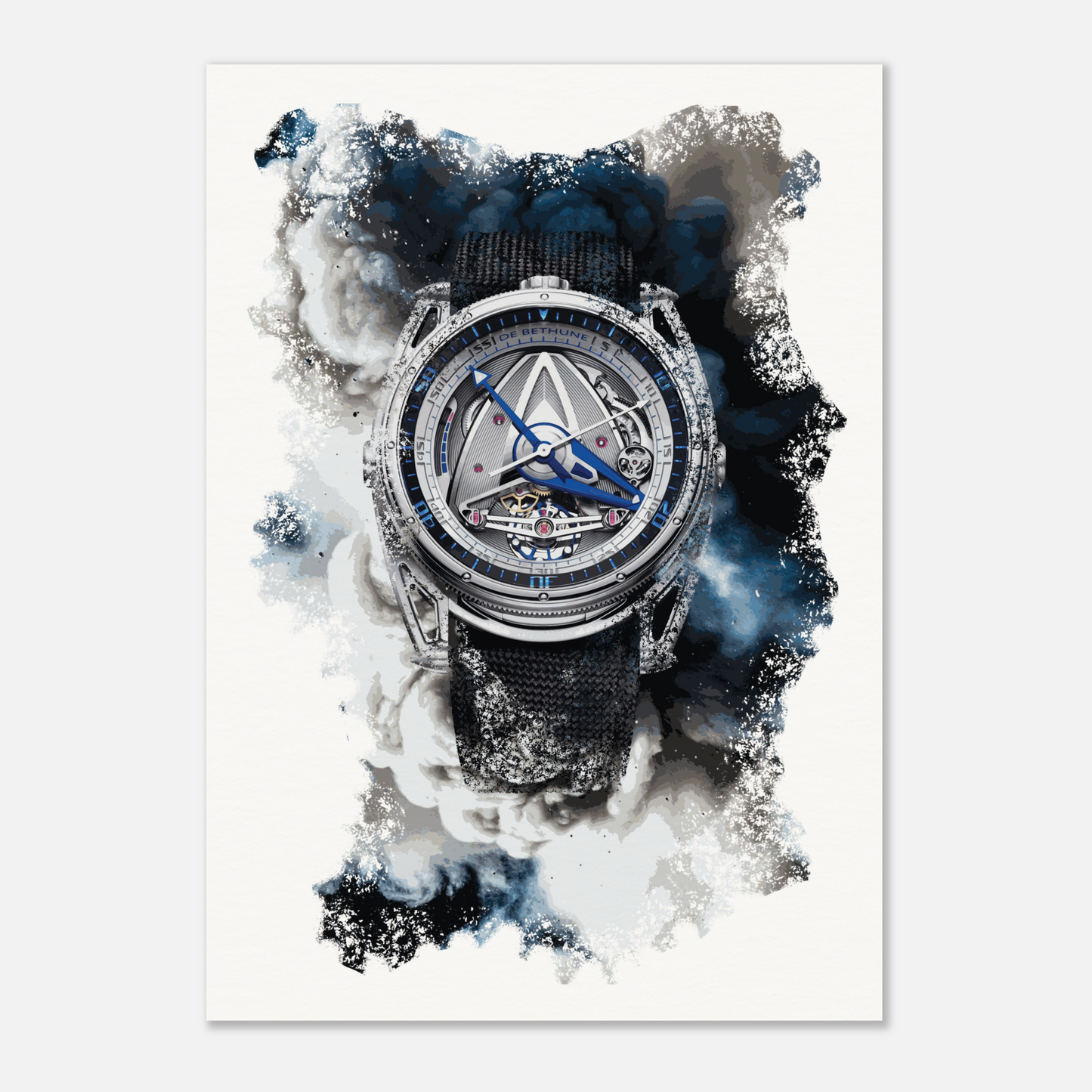 DB28 GS GRAND BLEU Ref. DB28GSV2AN Watch Art Print Poster
