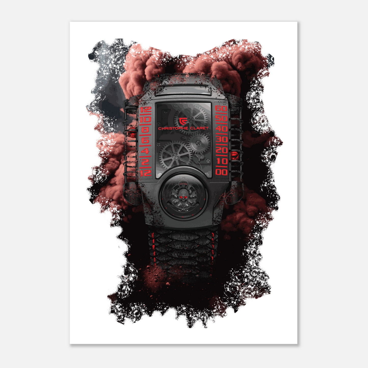XTREM6 Ref. MTR.FLY11.160-168 Watch Art Print Poster