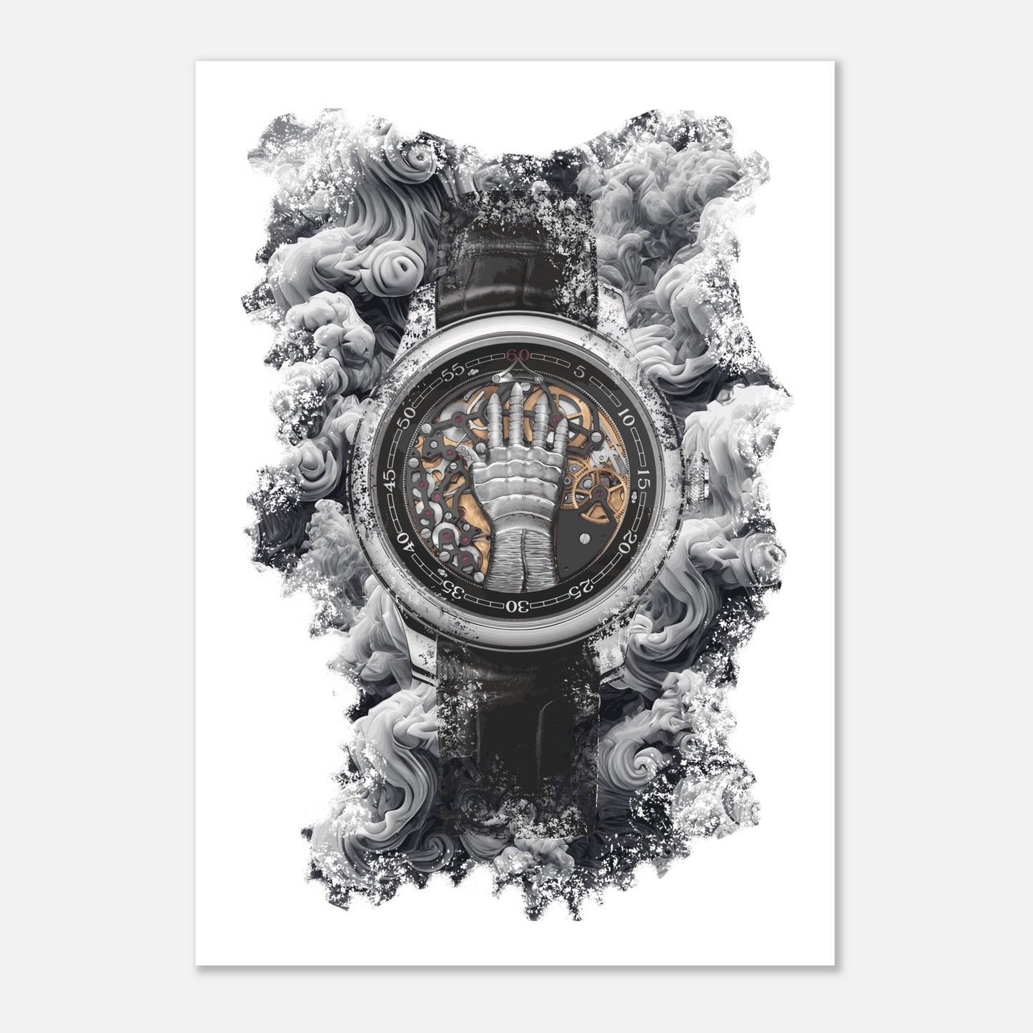 Classique FFC Watch Art Print Poster
