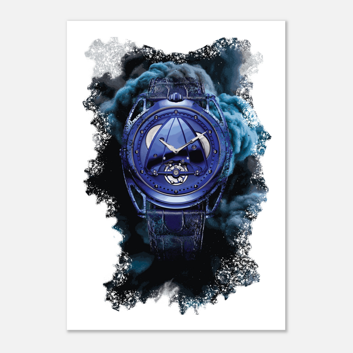 DB28 XP Kind of Blue Ref. DB28XPB Watch Art Print Poster