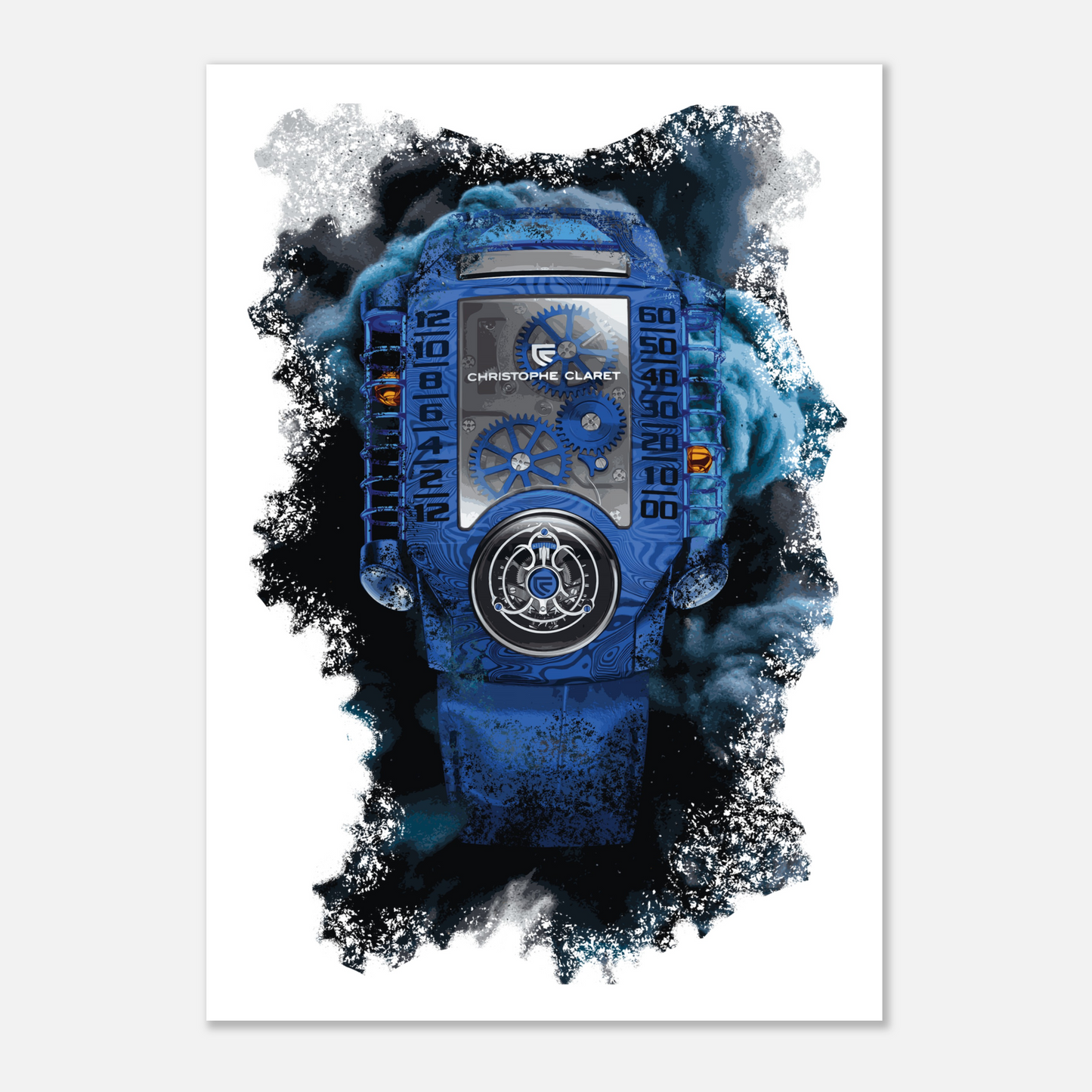 X-Trem-1 Ref. MTR.FLY11.180-188 Watch Art Print Poster