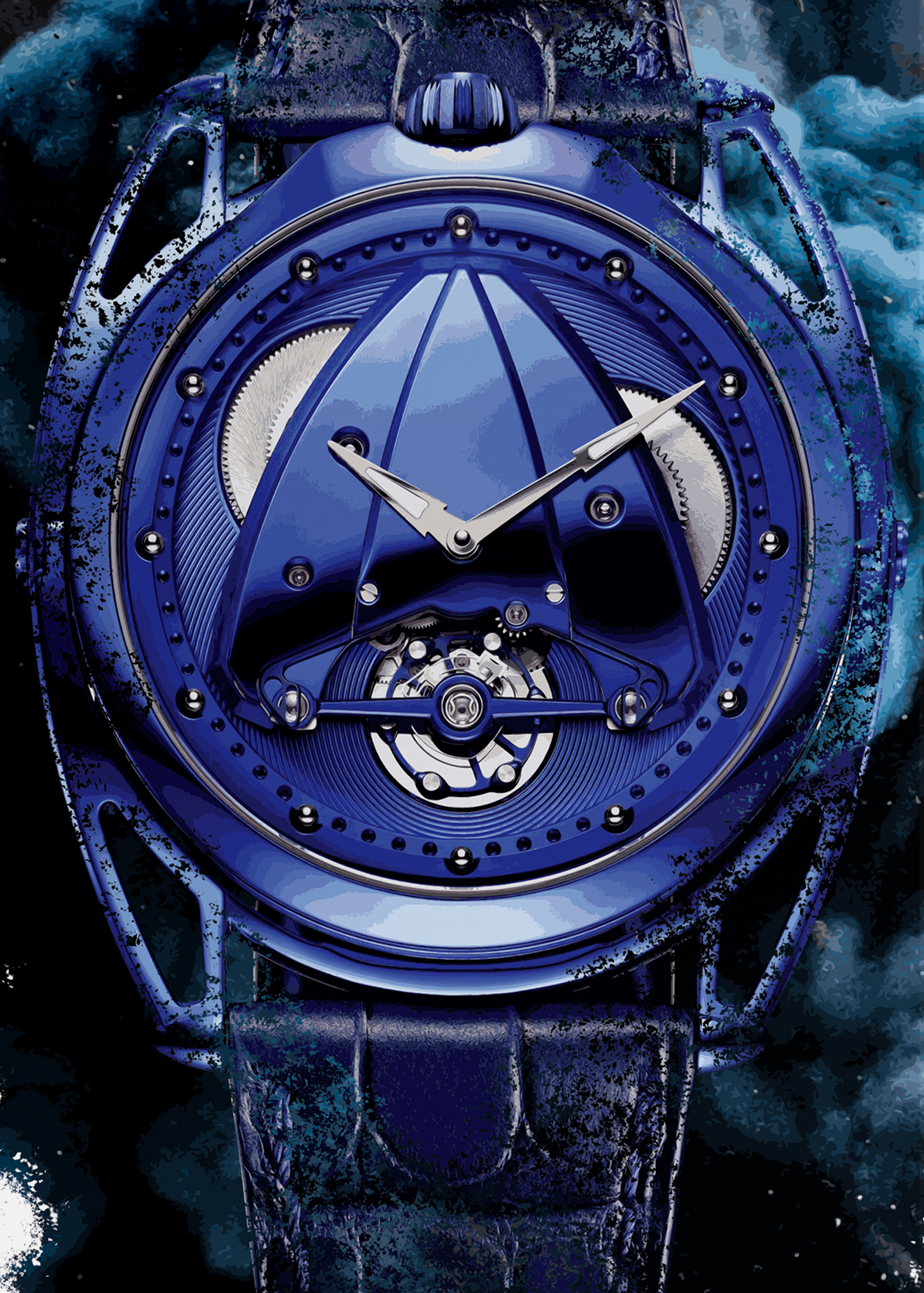 DB28 XP Kind of Blue Ref. DB28XPB Watch Art Print Poster