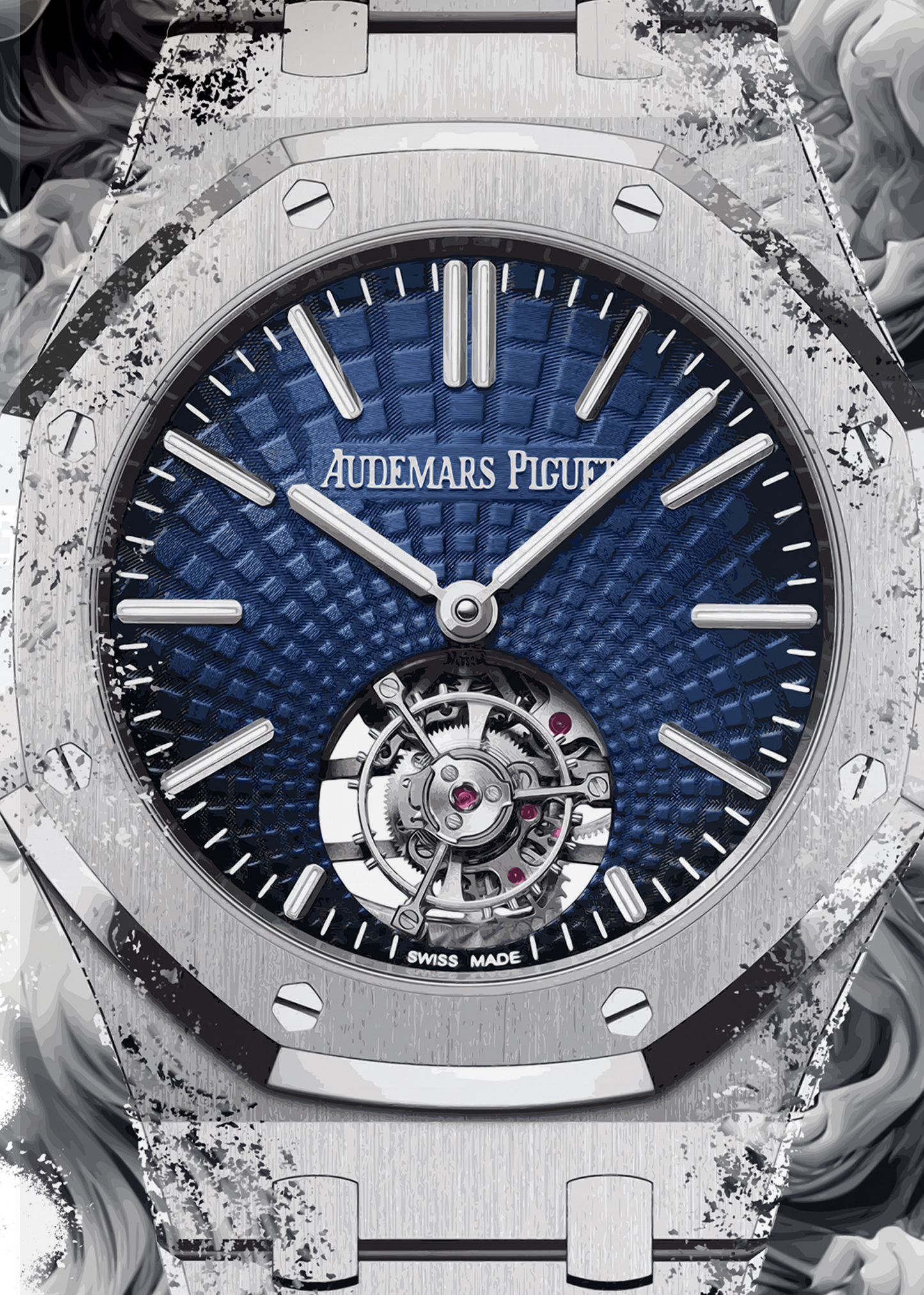 Royal Oak Ref. 26530ST.OO.1220ST.01 Watch Art Print Poster