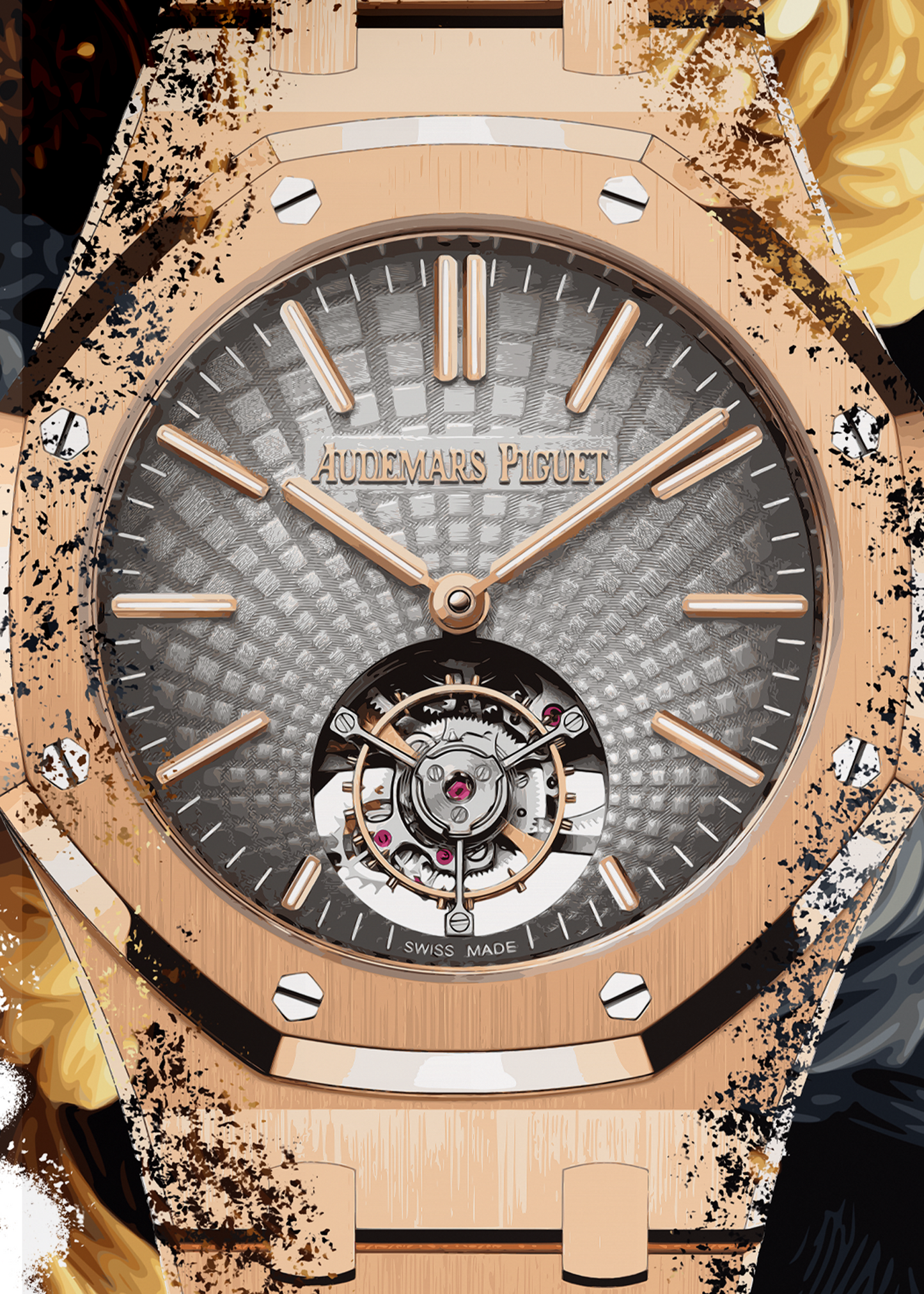 Royal Oak Ref. 26530OR.OO.1220OR.01 Watch Art Print Poster