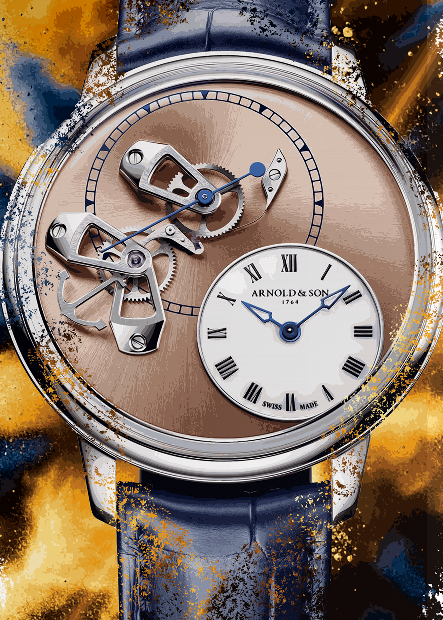 DSTB 42 Platinum Ref. 1ATCX.P01A.C200X Watch Art Print Poster