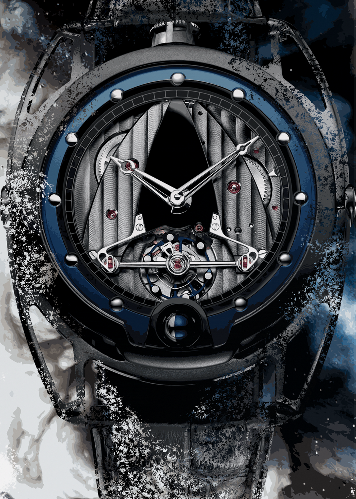 DB28 Ref. DB28ZS5C3N/S Watch Art Print Poster