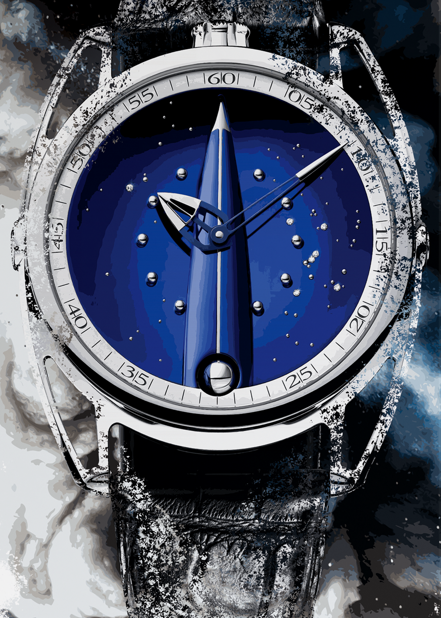 DB28 Skybridge Ref. DB28CEN/S Watch Art Print Poster