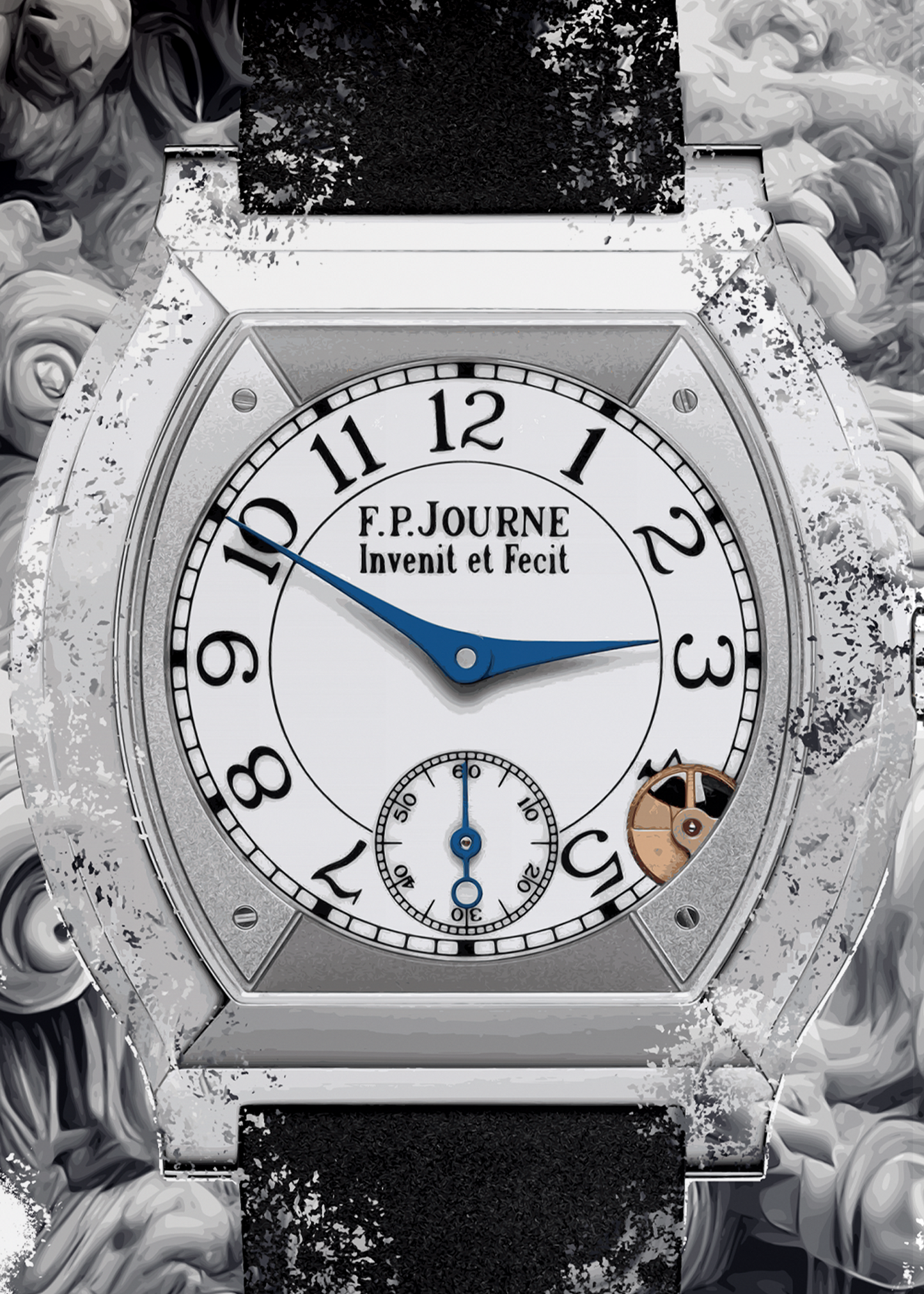 élégante 40 Watch Art Print Poster