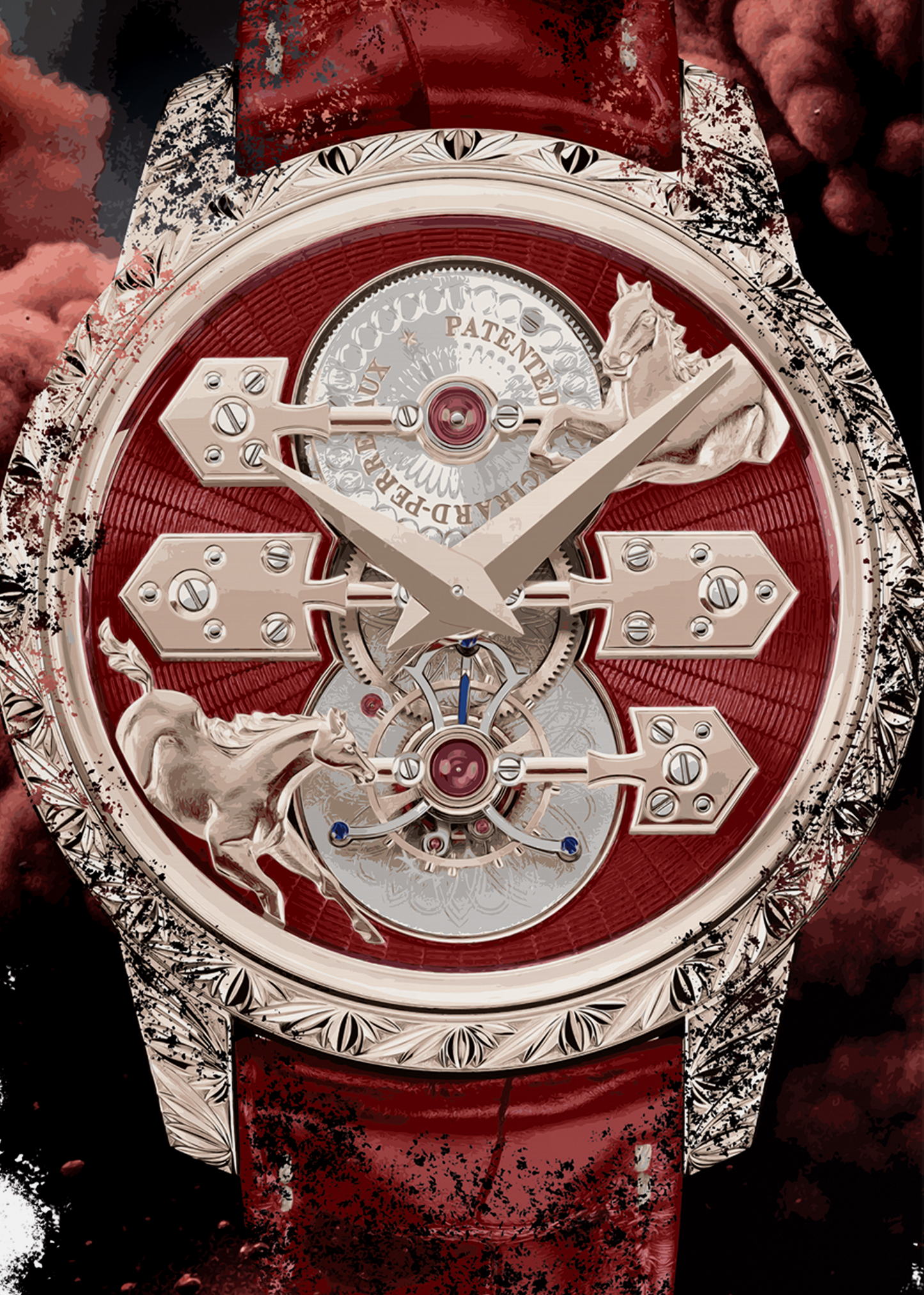 La Esmeralda Tourbillon “A Secret” Eternity Edition Ref. 99274-52-3161-5CC Watch Art Print Poster