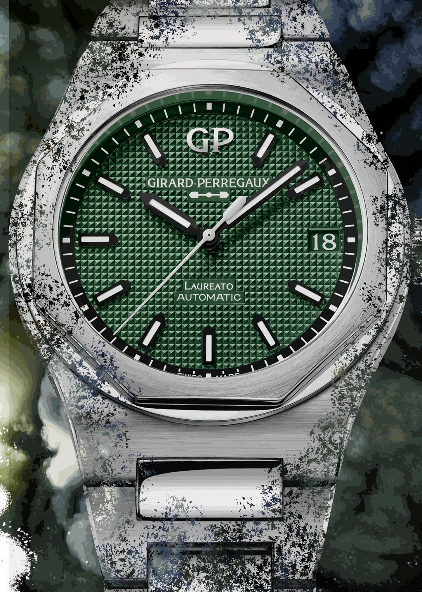 Laureato Green Ref. 81010-11-3153-1CM Watch Art Print Poster