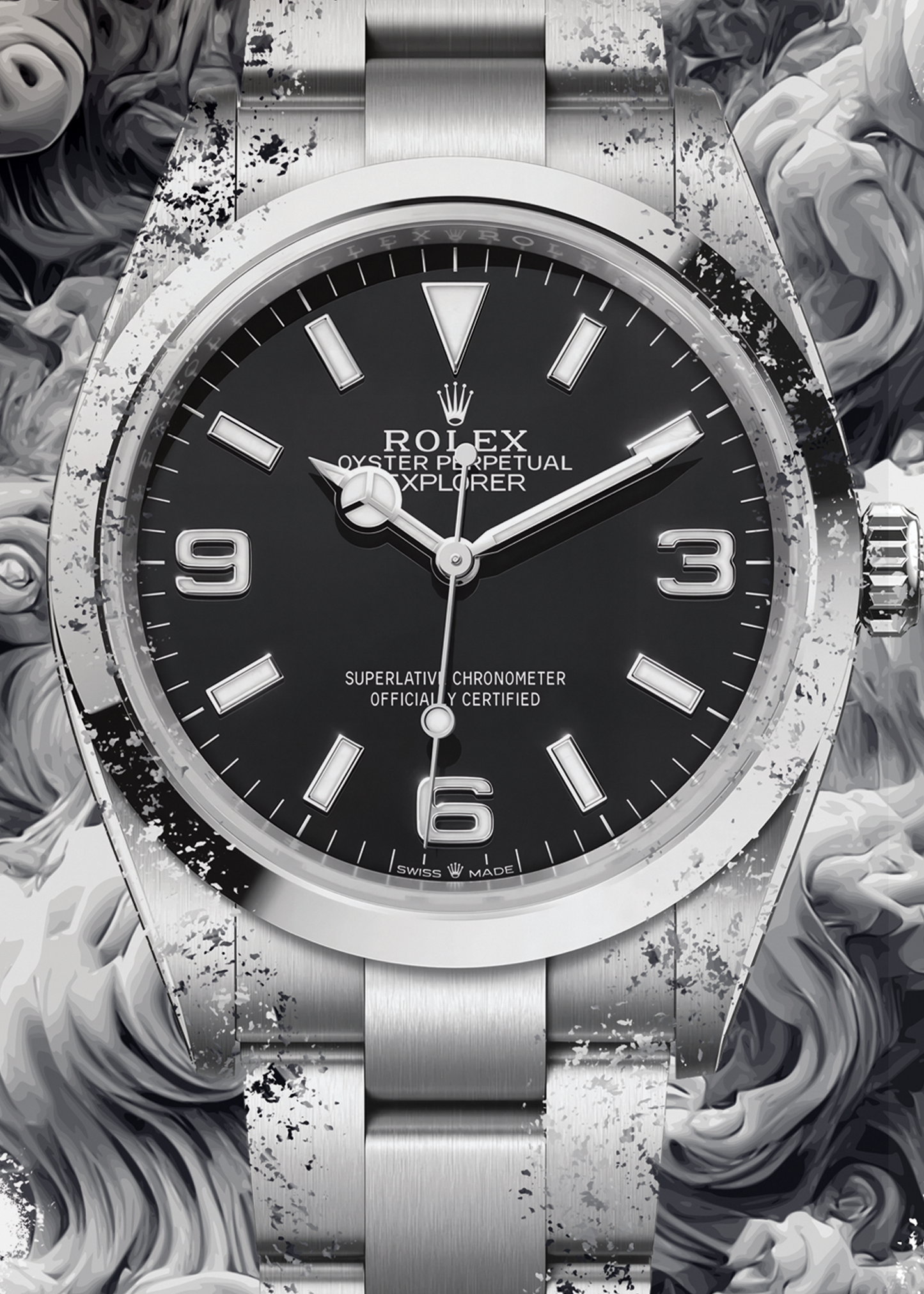 Explorer 36 Ref. 124270  Watch Art Print Poster